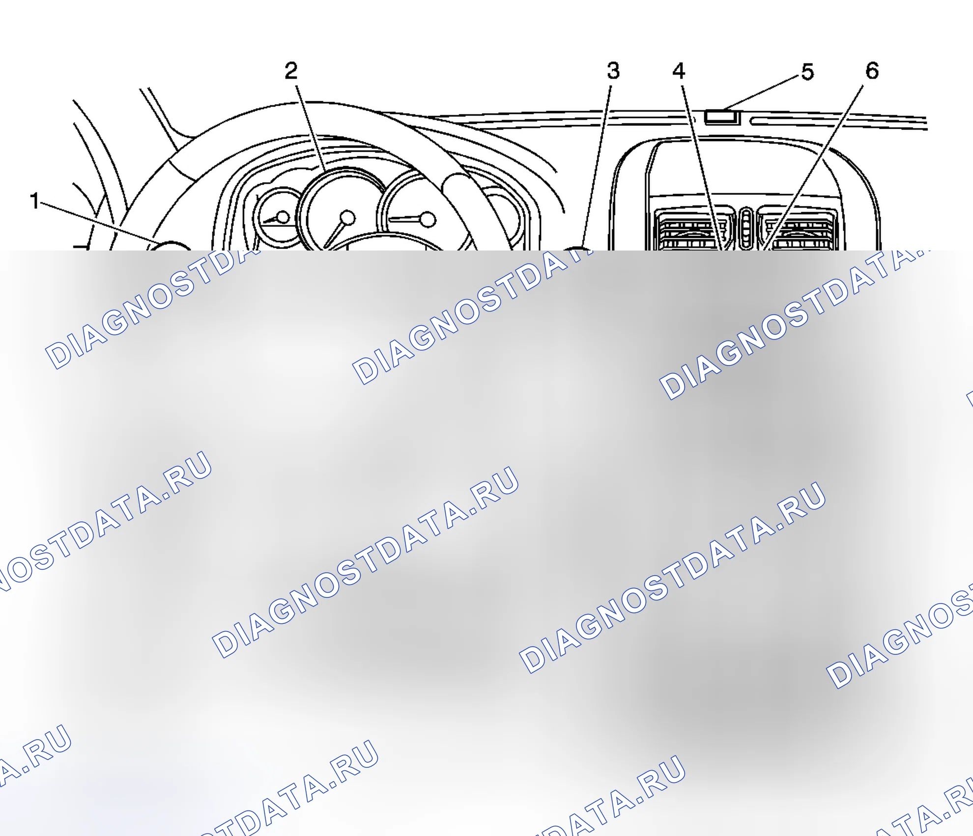 Рис. 5: Виды приборной панели, датчиков и компонентов консоли. Hyundai XG I рестайлинг