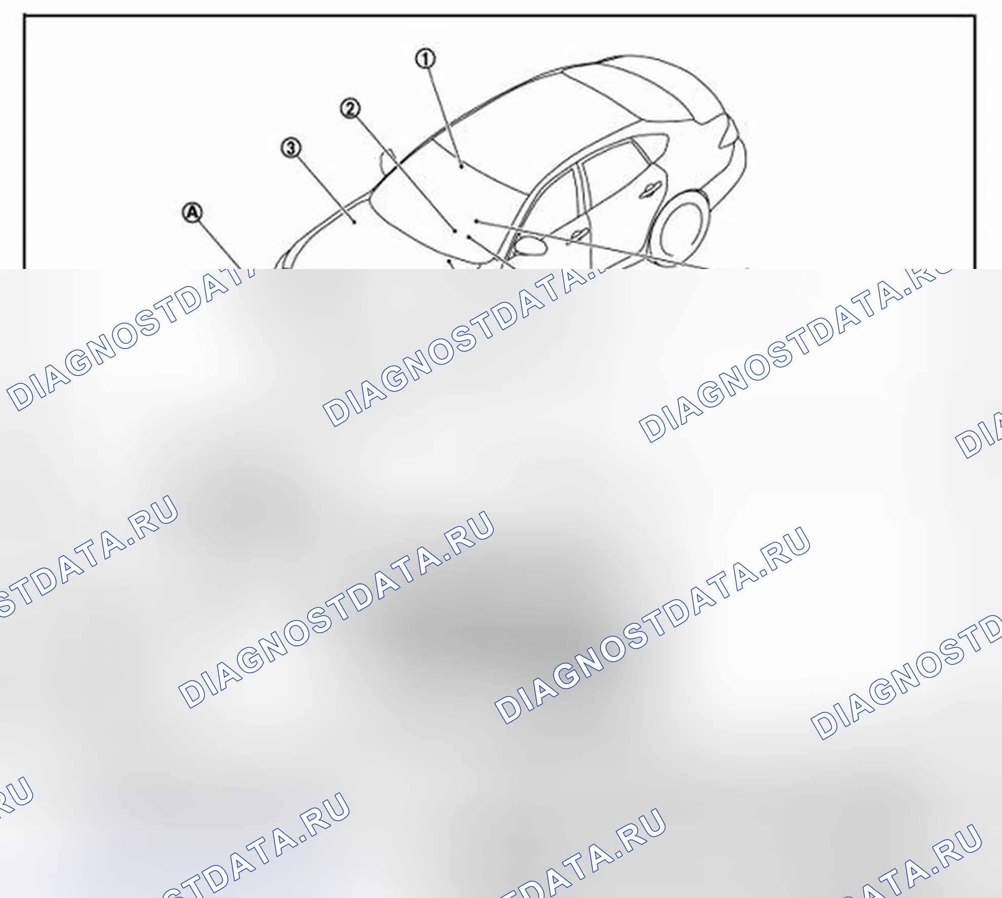Рис. 25: Расположение компонентов. Infiniti M56 IV