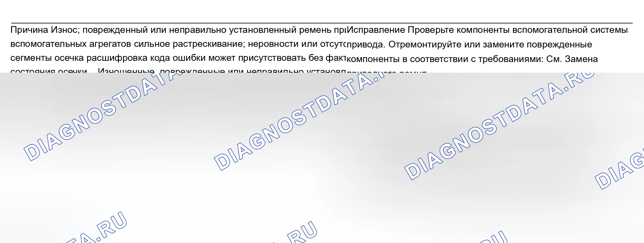 Рис. 23: Осечка базового двигателя с аномальными внутренними нижними шумами двигателя. Chevrolet Chevy Express H2500 