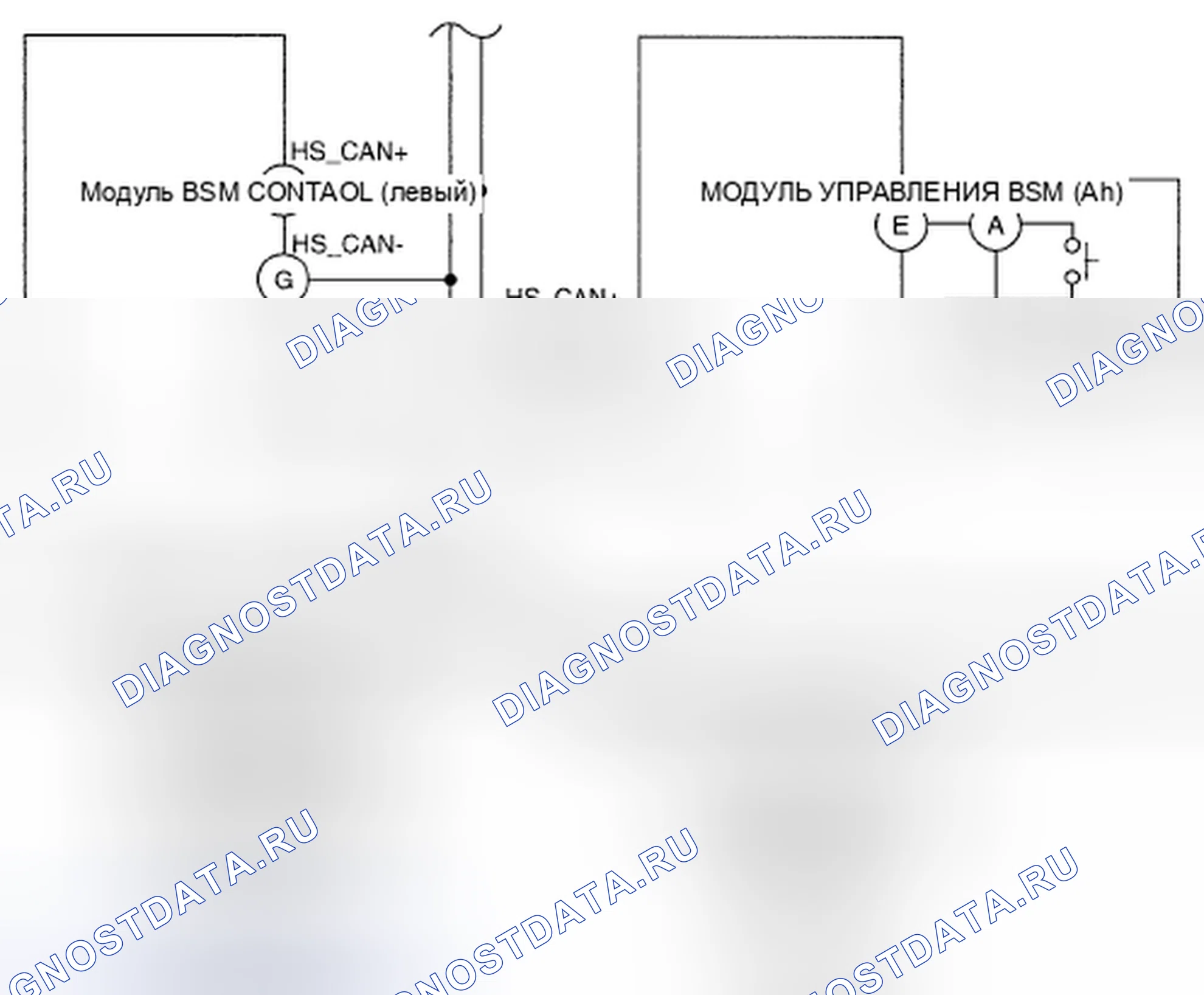 Рис. 9: расшифровка кода ошибки U3000:4A [Мониторинг слепых зон (BSM)]. Mazda CX-9 I