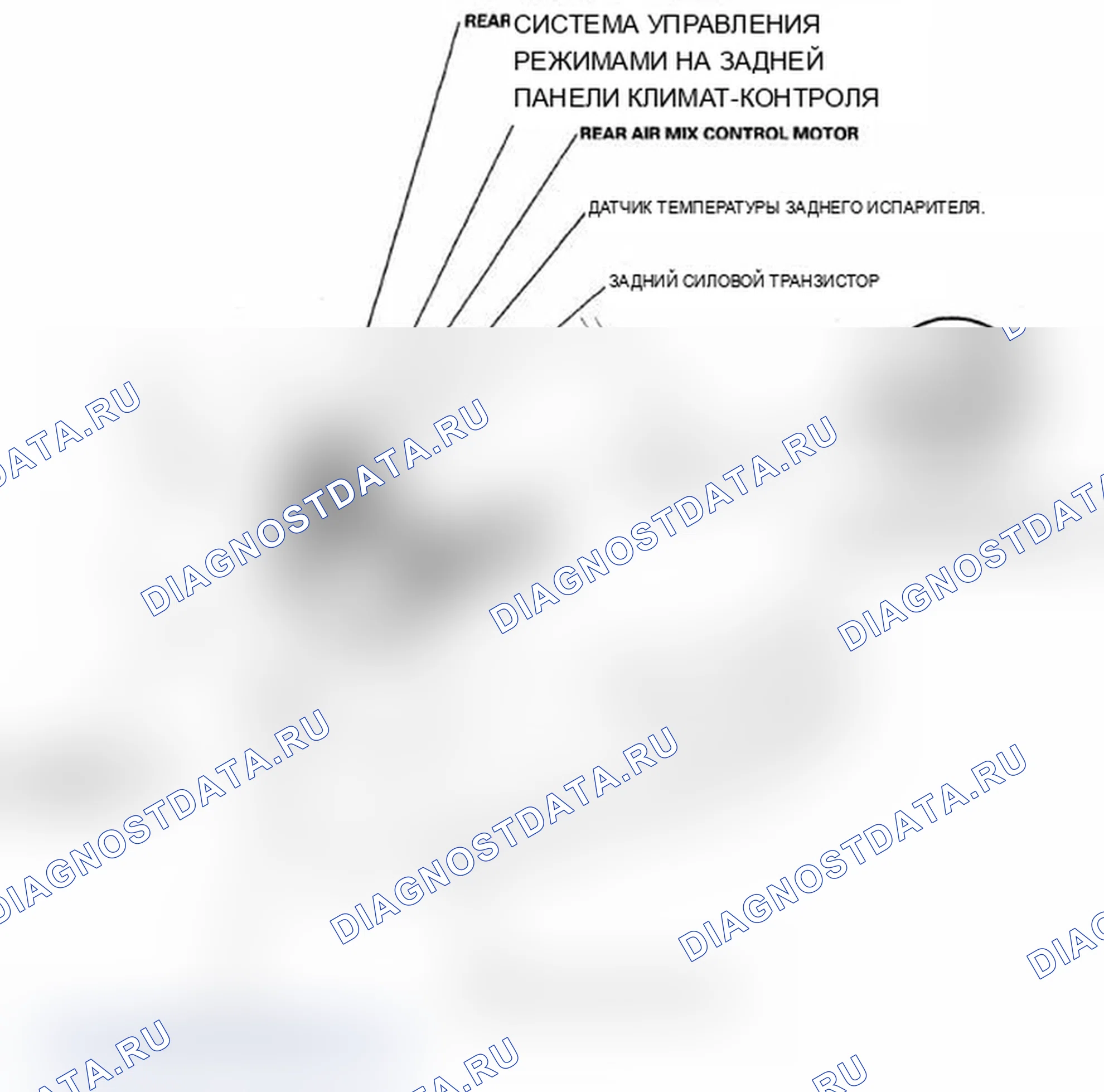 Рис. 239: Указатель расположения компонентов. Acura MDX II рестайлинг