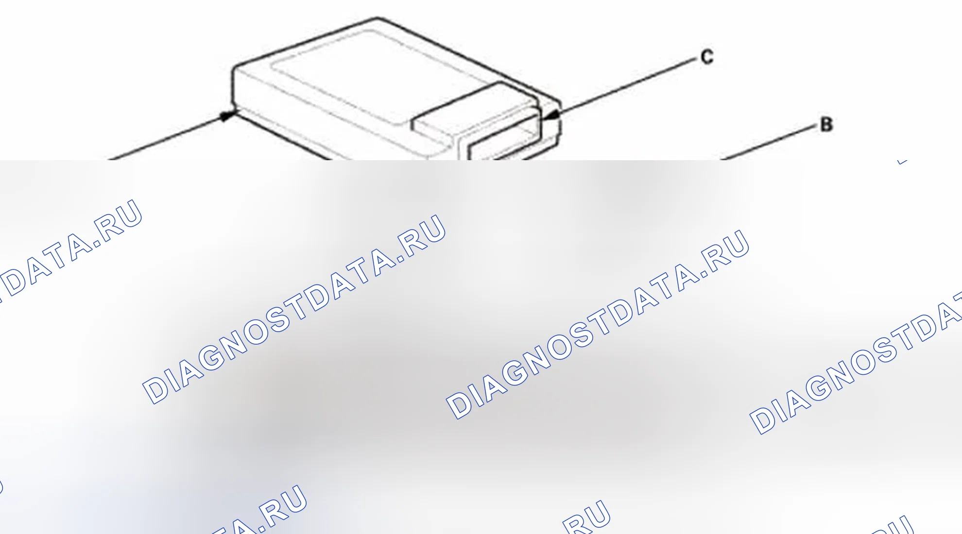 Рис. 42: Входной тест блока управления handsfreelink. Honda Civic IX