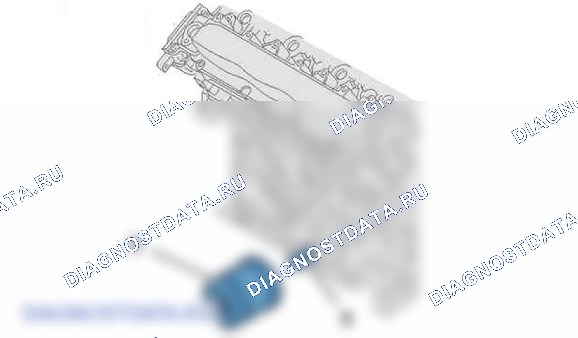 Разборка - сборка: двигателя ES9J4S — b1cm027d. Peugeot 607 I