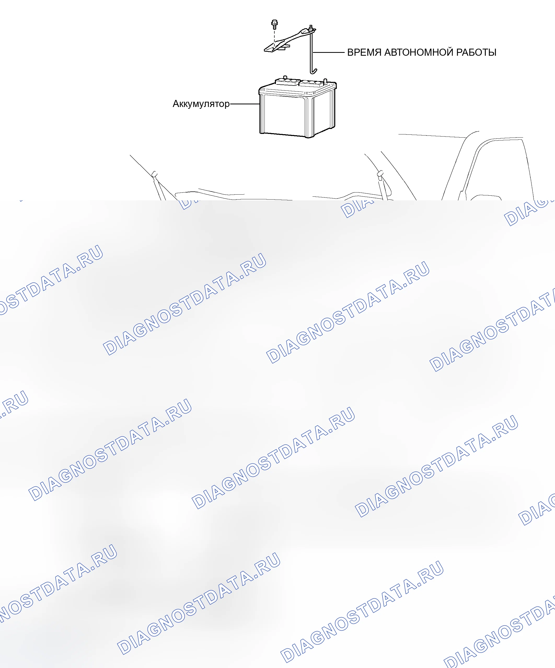 Рис. 258: КОМПОНЕНТЫ. Toyota Land Cruiser 100 рестайлинг 2