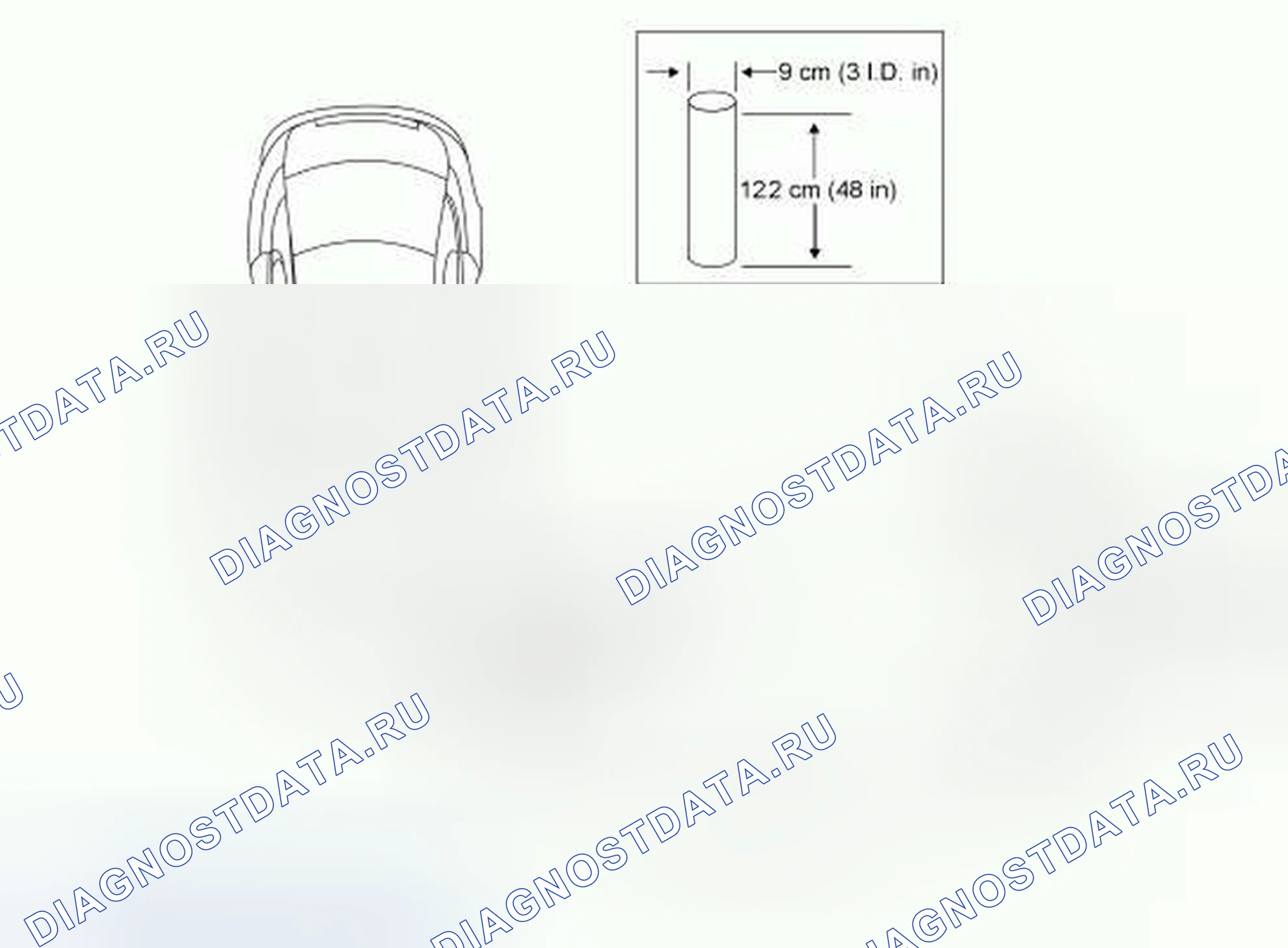 Рис. 8: Минимально обнаруживаемые местоположения объектов. Hyundai ix55 I