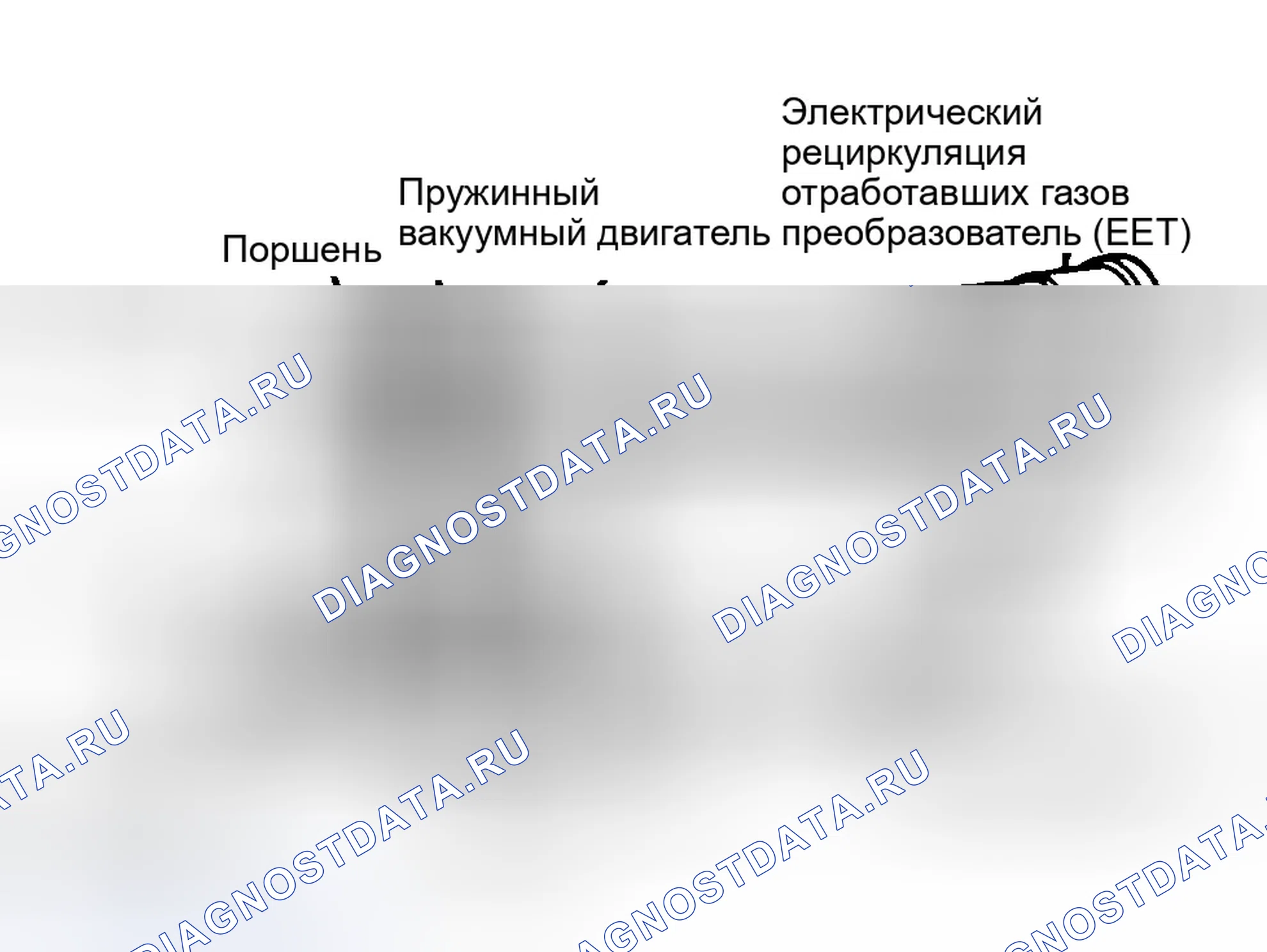 Рис. 7: Электрический рециркуляция отработавших газов-преобразователь (EET). Dodge Dakota WS 