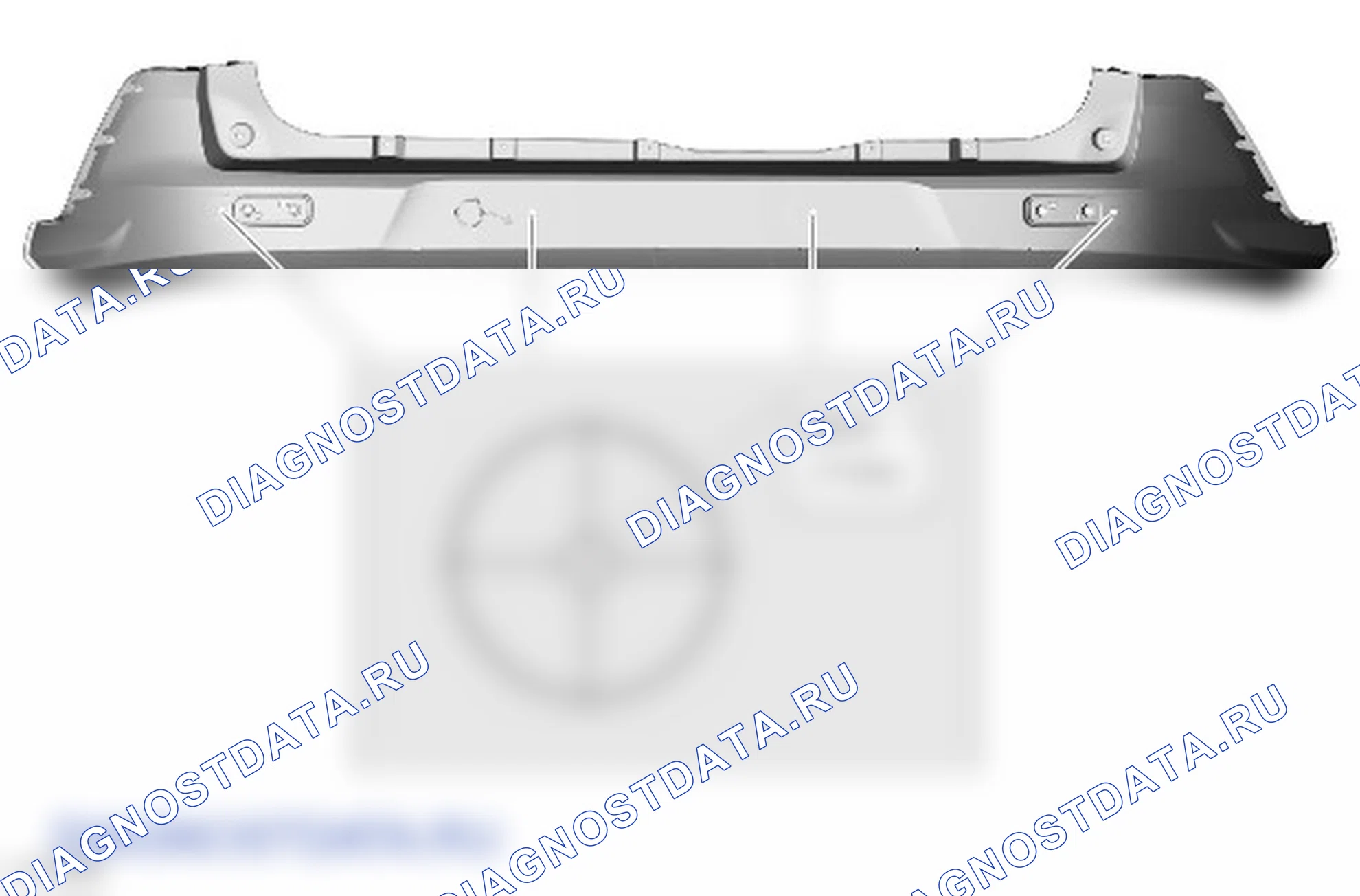 Разборка и сборка кожуха заднего бампера. Ford Transit Connect II