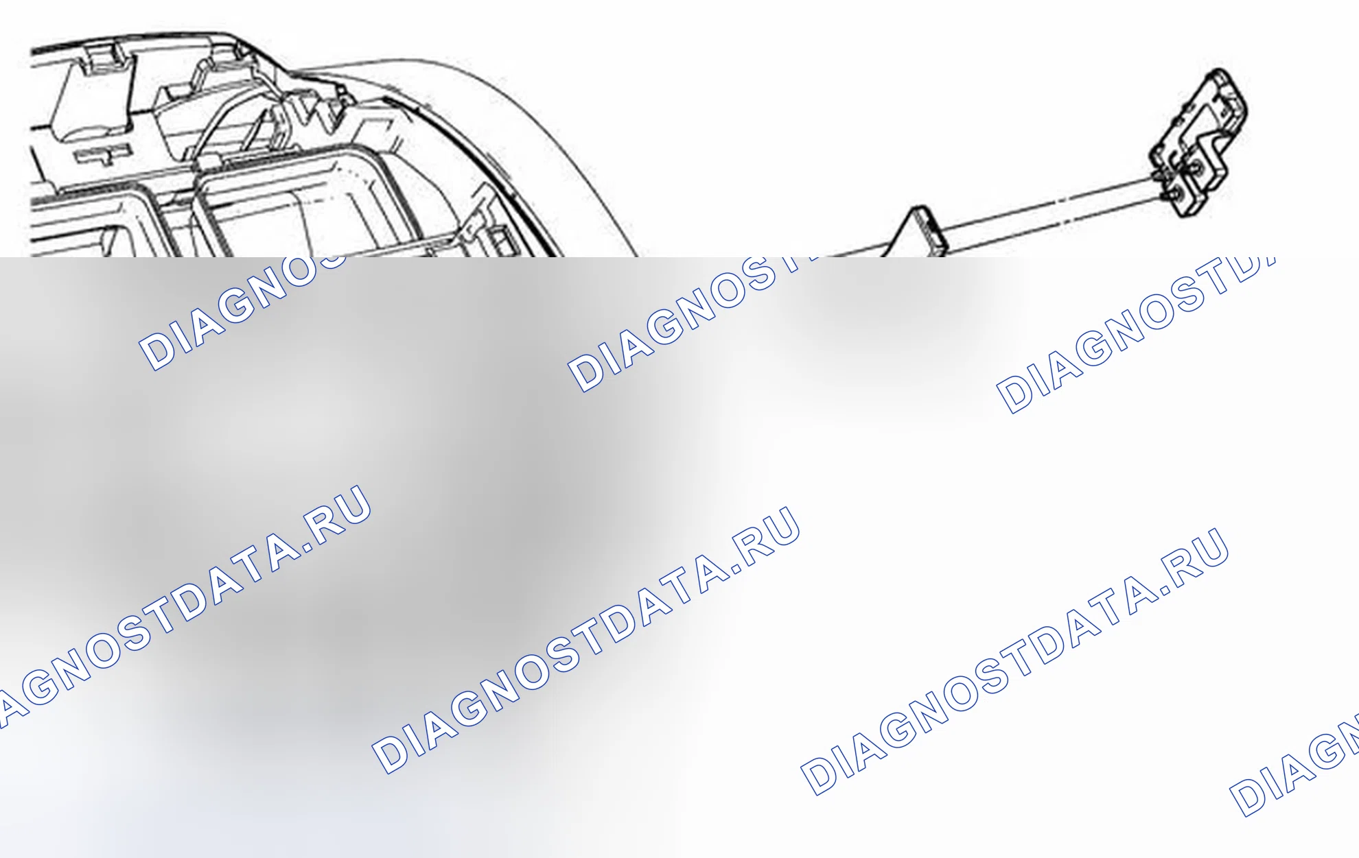 Рис. 4: Замена приемника замка двери дистанционного управления. Chevrolet Spark M300