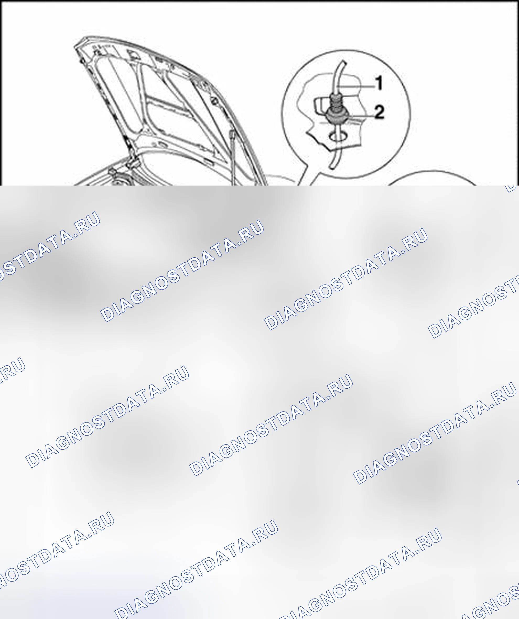 Рис. 33: Кабель Боудена, снятие и установка. Volkswagen Jetta IV