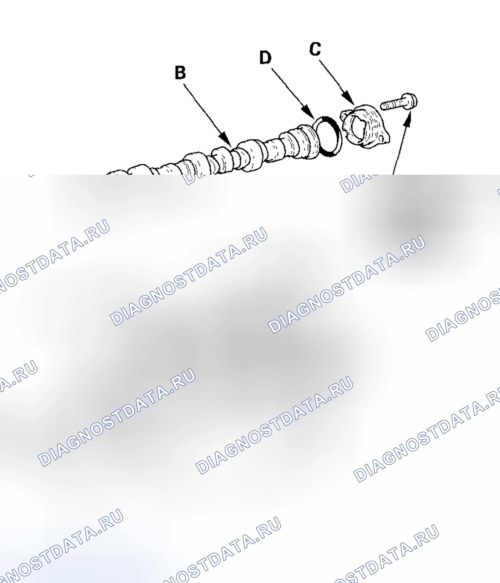 Рис. 465: ПЕРЕДНЯЯ ЧАСТЬ. Honda Accord VII рестайлинг