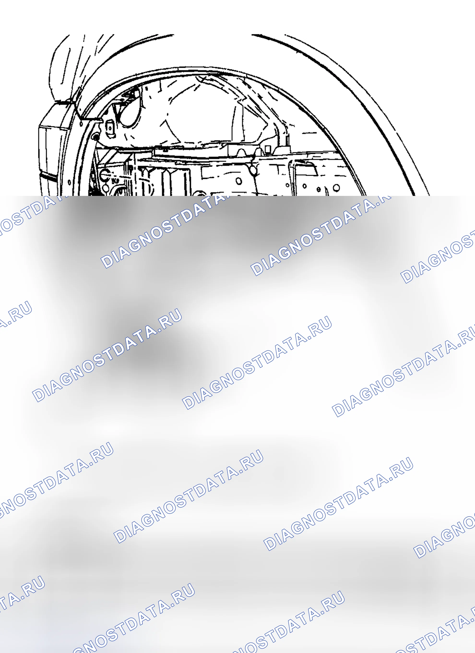 Рис. 161: ВХОДНОЙ ВОЗДУШНЫЙ РЕЗОНАТОР. Mazda Tribute I рестайлинг