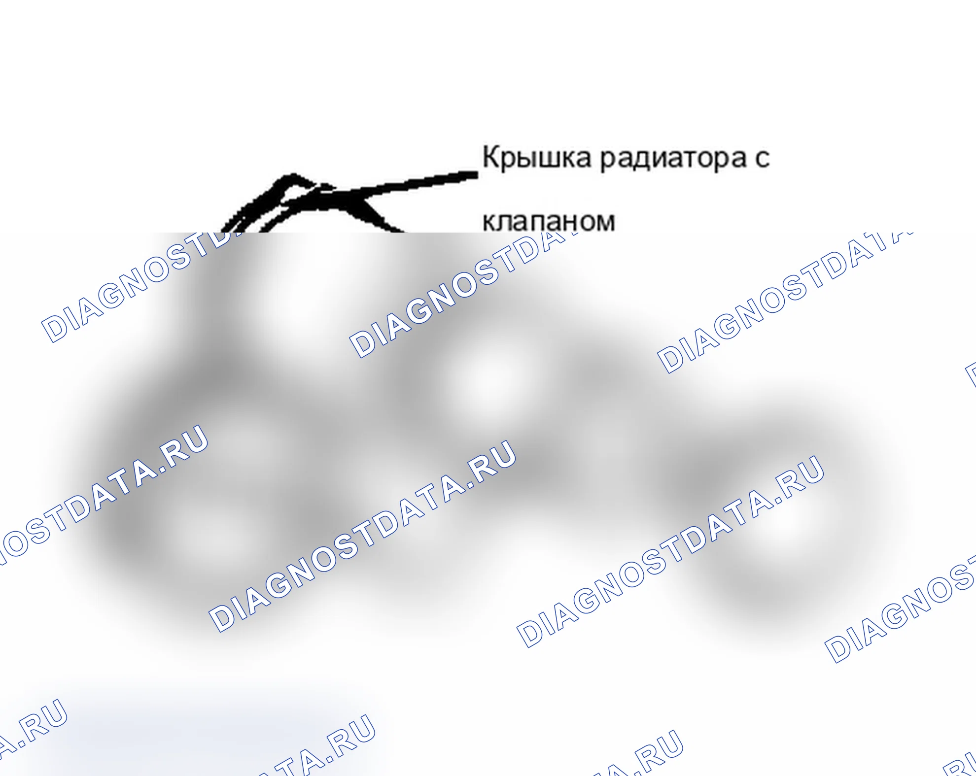 Рис. 2: Тестирование крышки радиатора под давлением Прокладка мокрой крышки перед испытанием.. Audi 80 B3