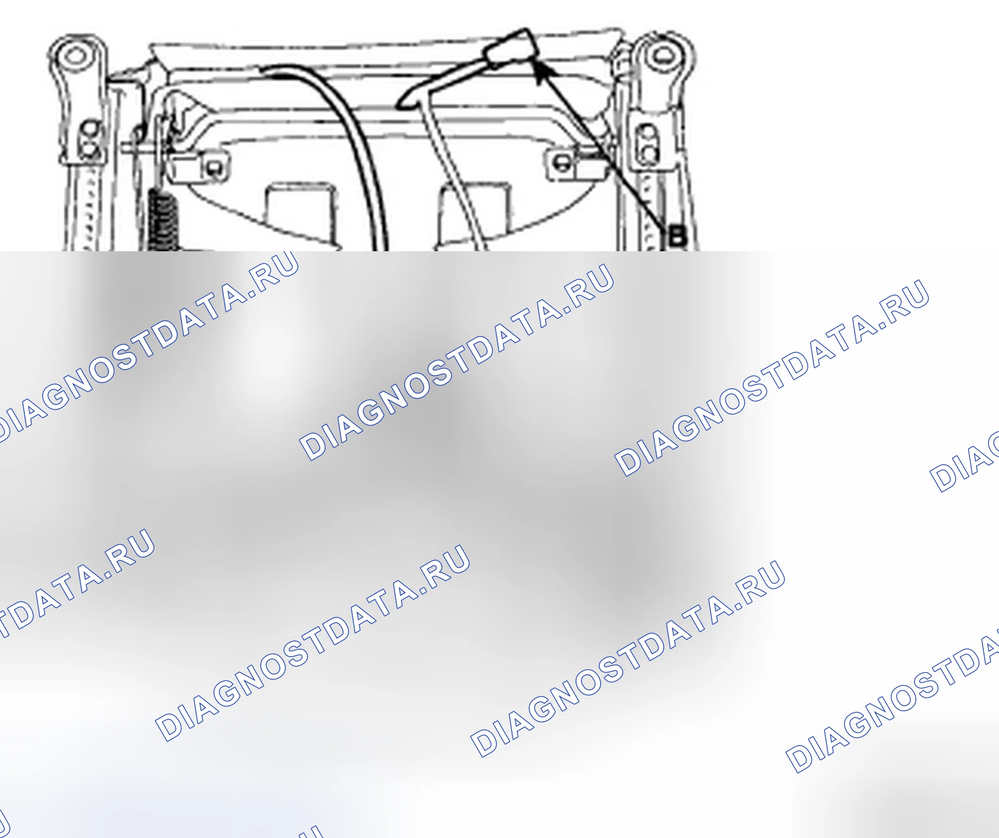 Рис. 16: ЗАМЕНА РАМЫ СПИНКИ СИДЕНЬЯ. Hyundai Accent III