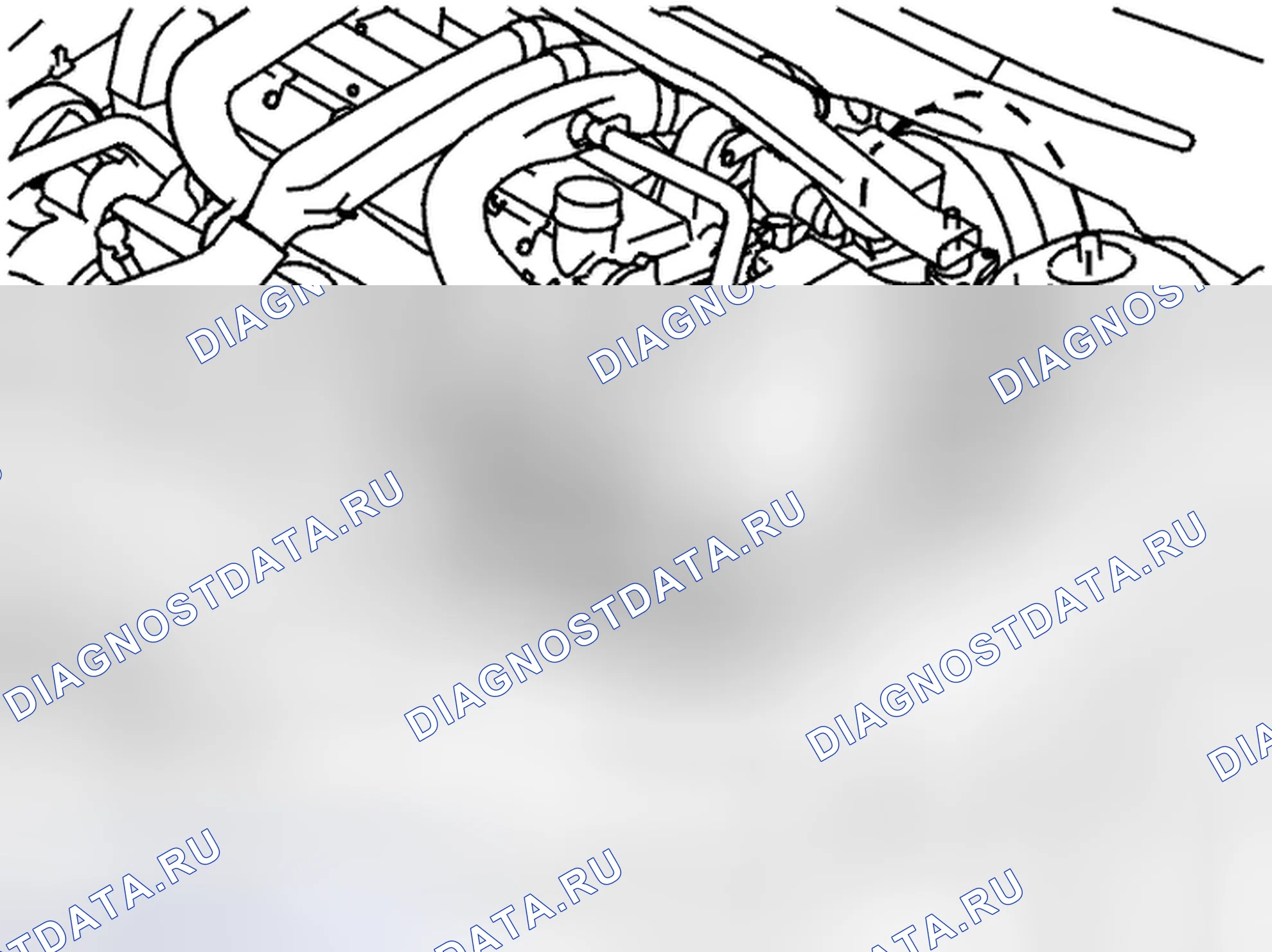 Рис. 114: Проверка вакуумного шланга. Volvo S80 I