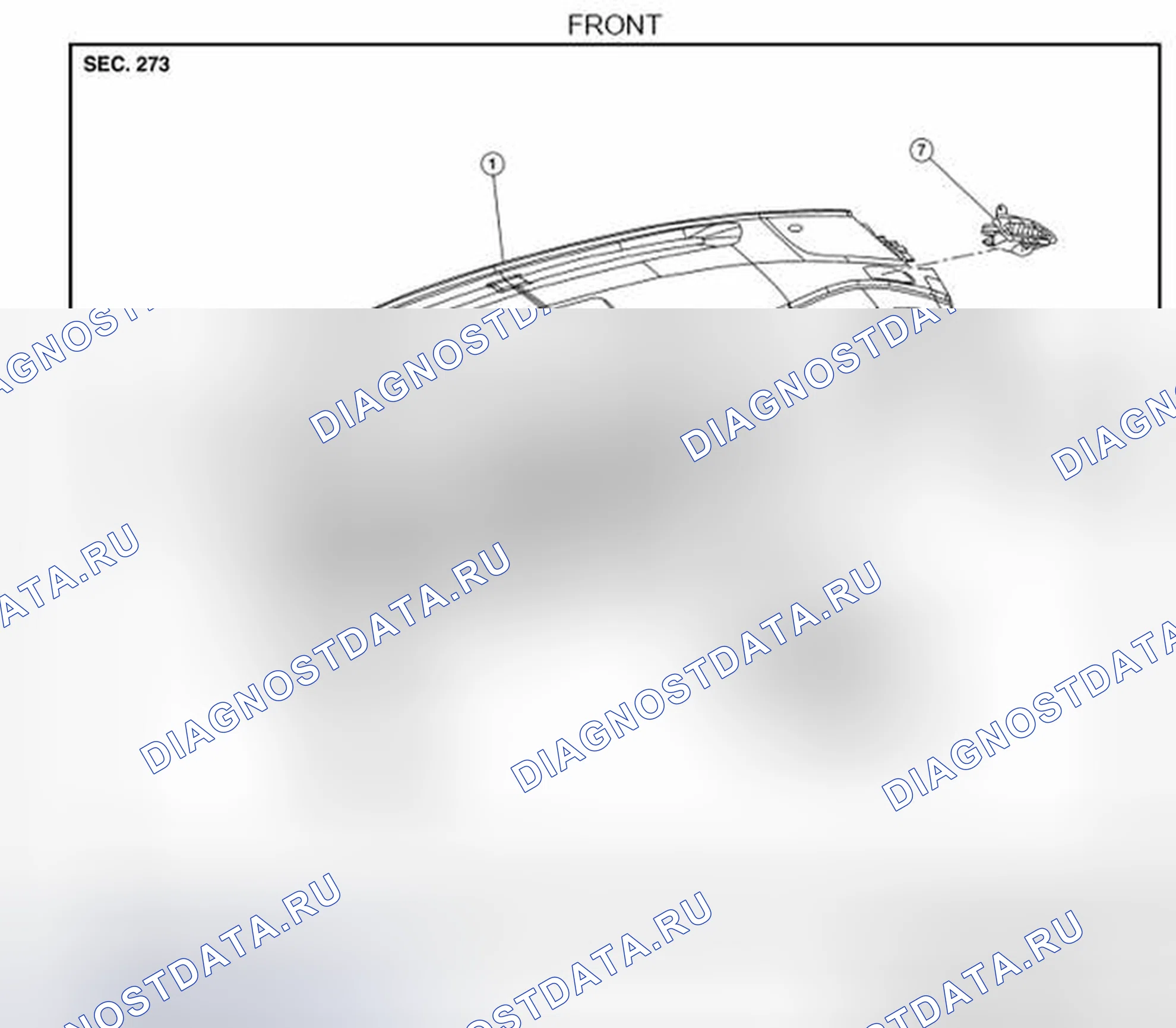 Рис. 6: Разнесенный вид. Nissan Altima L33