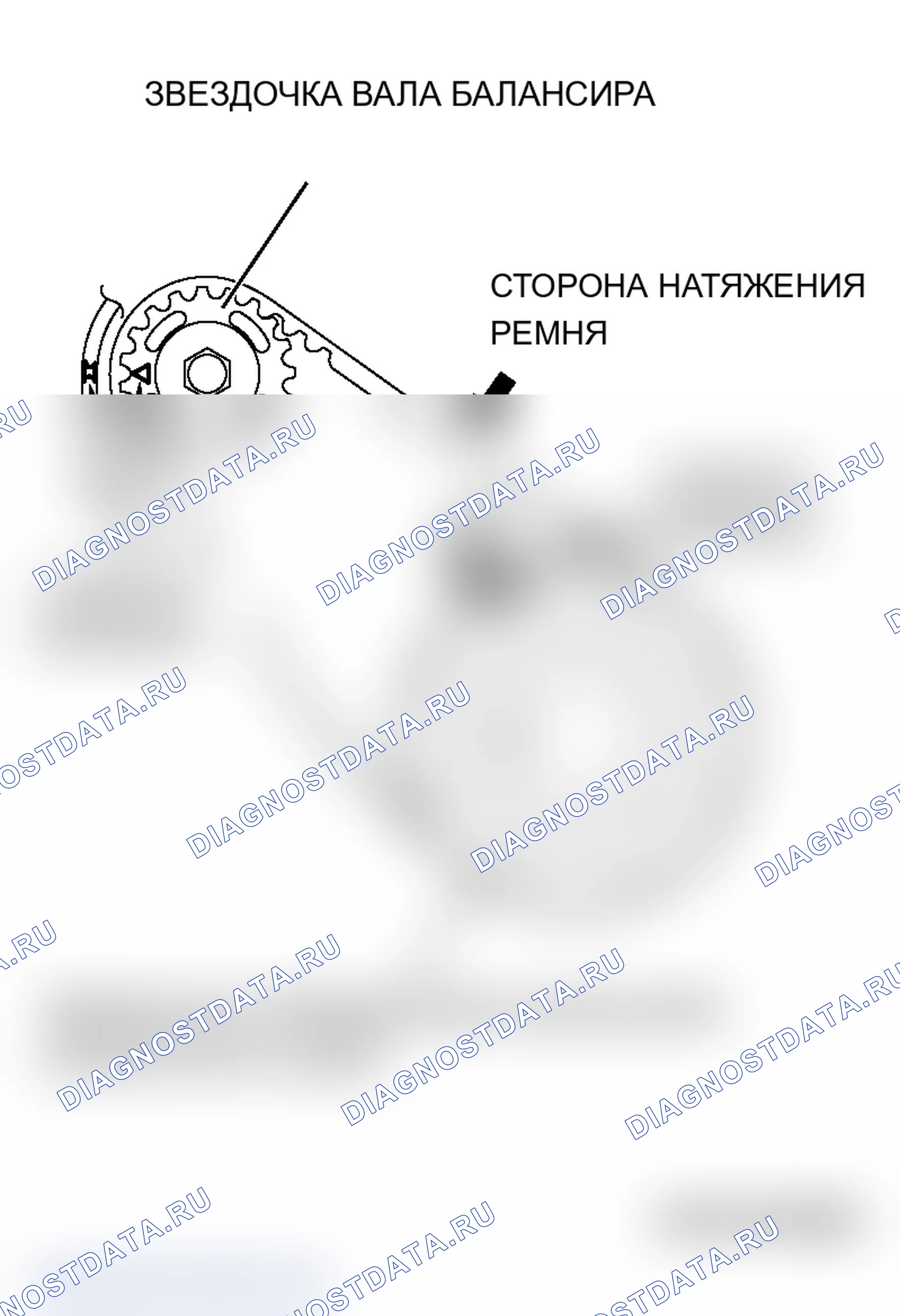 Рис. 194: >> A <<УСТАНОВКА НАТЯЖНОГО УСТРОЙСТВА СИНХРОНИЗИРУЮЩЕГО РЕМНЯ БАЛАНСИРА/СИНХРОНИЗИРУЮЩЕГО РЕМНЯ БАЛАНСИРА. Mitsubishi Lancer Evolution IX