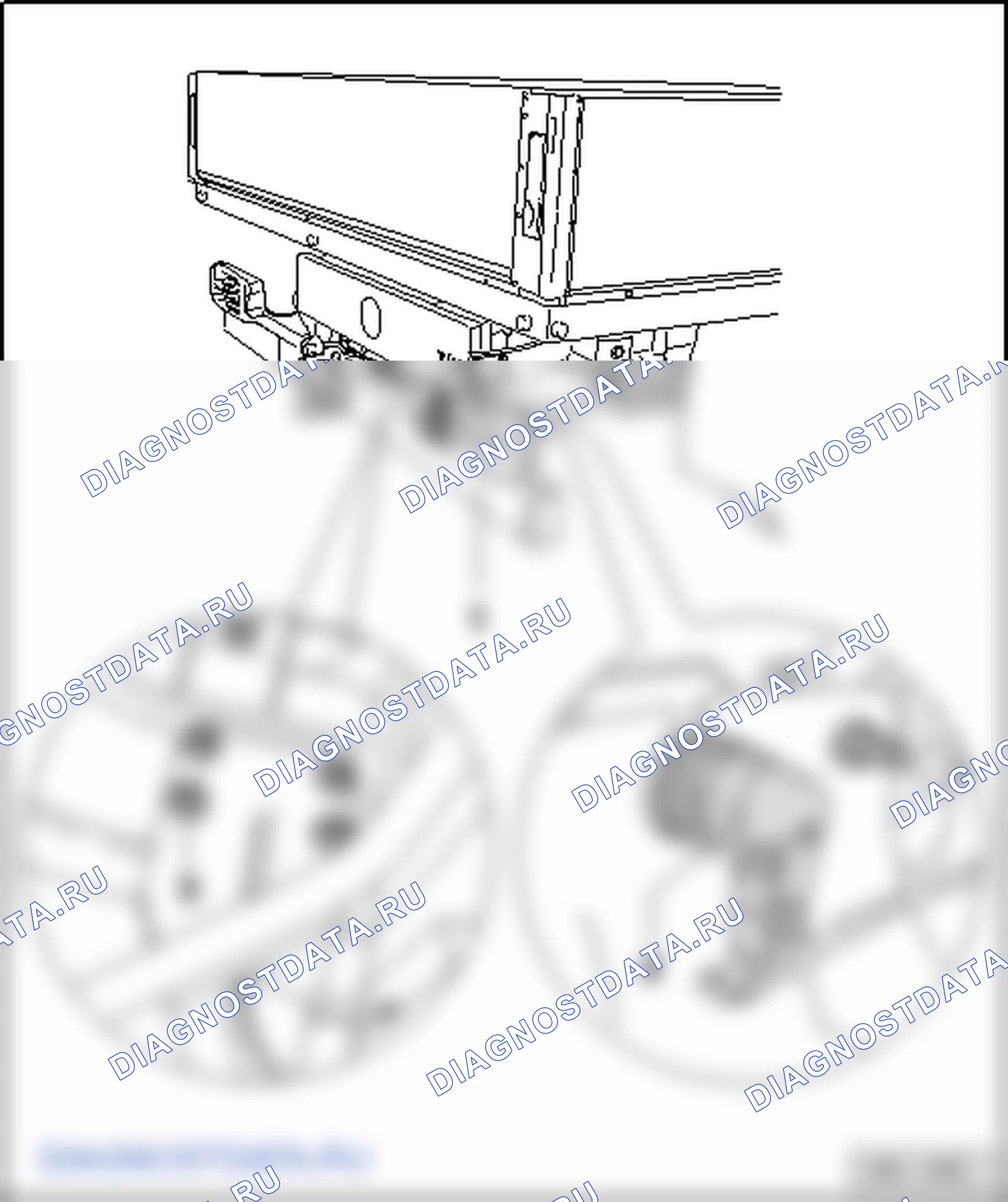 Бортовая грузовая платформа. Volkswagen Crafter I