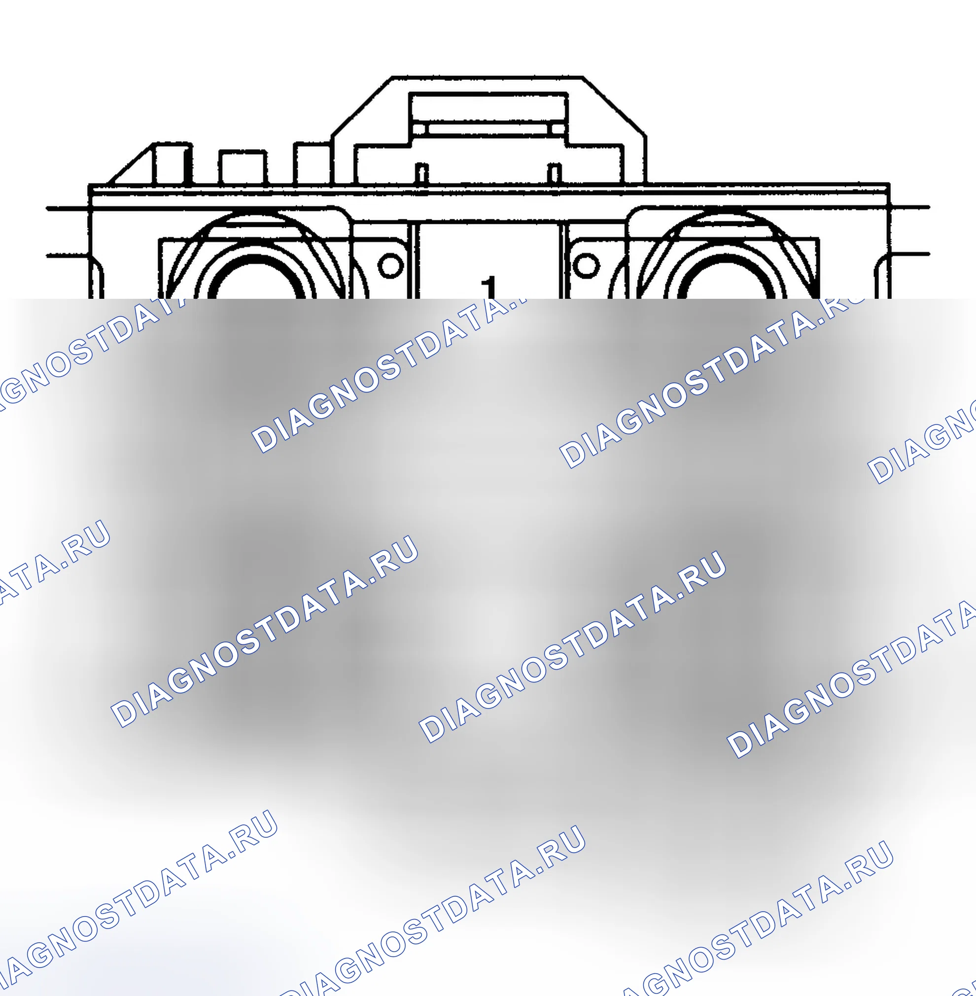 Рис. 3: ИДЕНТИФИКАЦИЯ ПРЕДОХРАНИТЕЛЕЙ ПЕРВИЧНОЙ БАТАРЕИ (F150 / 250 Ld). Ford Pickup F250 Super Duty 