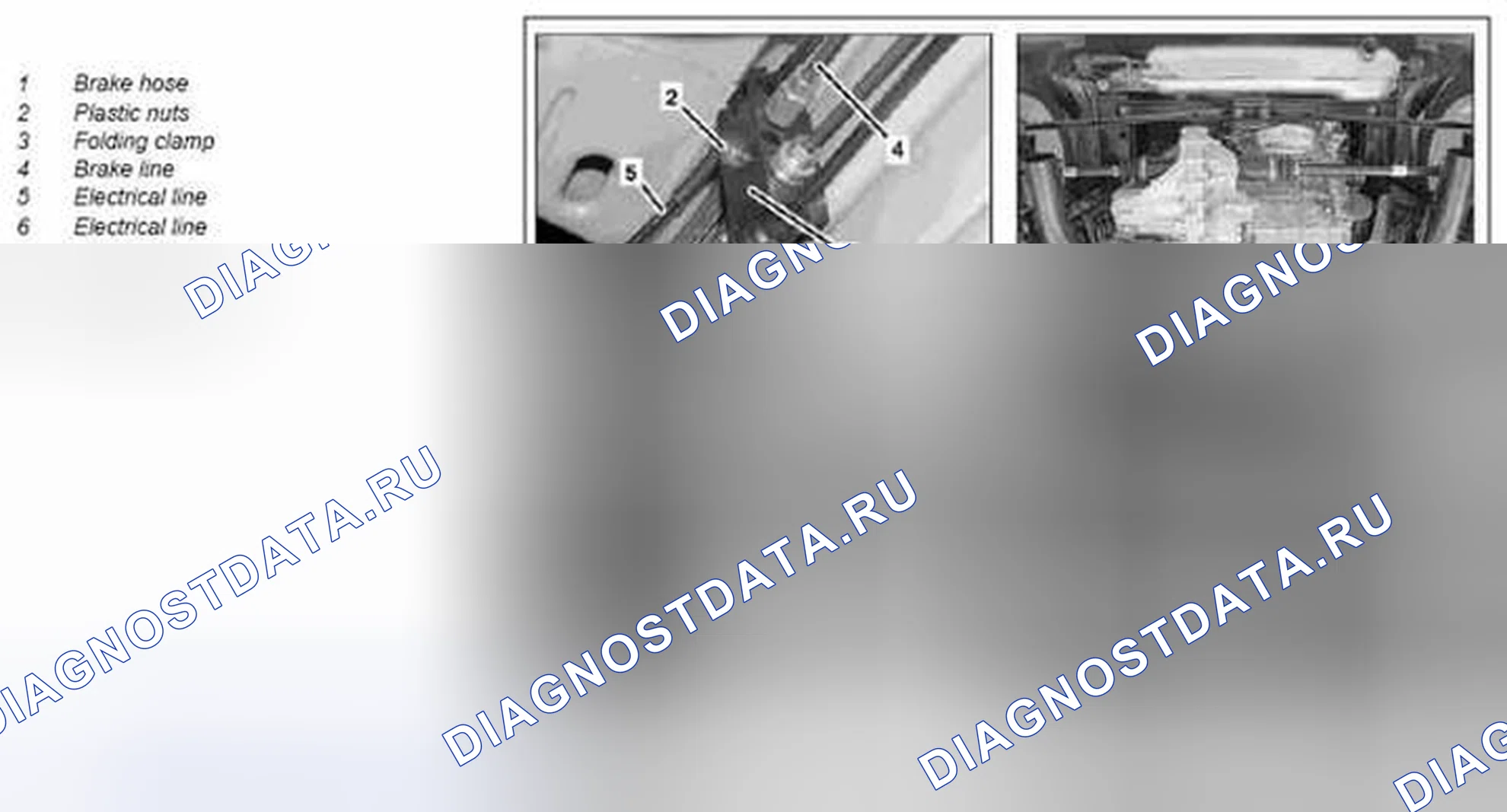 Рис. 30: Снять / установить тормозной шланг на заднюю ось - AR42.10-P-xtegx1 0023MCU. Kia Soul I