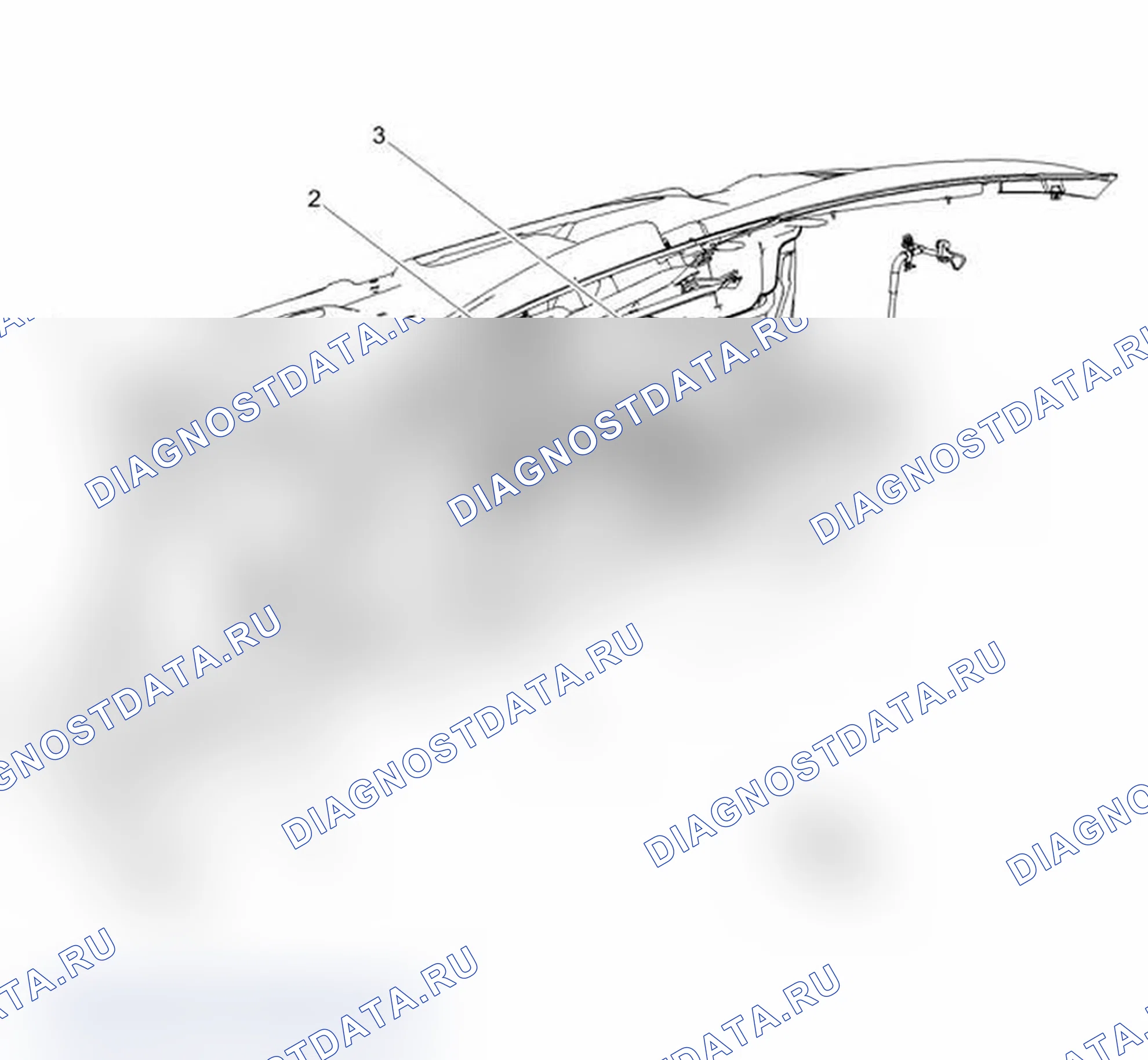 Рис. 50: Передняя часть моторного отсека. Chevrolet Express G1500 
