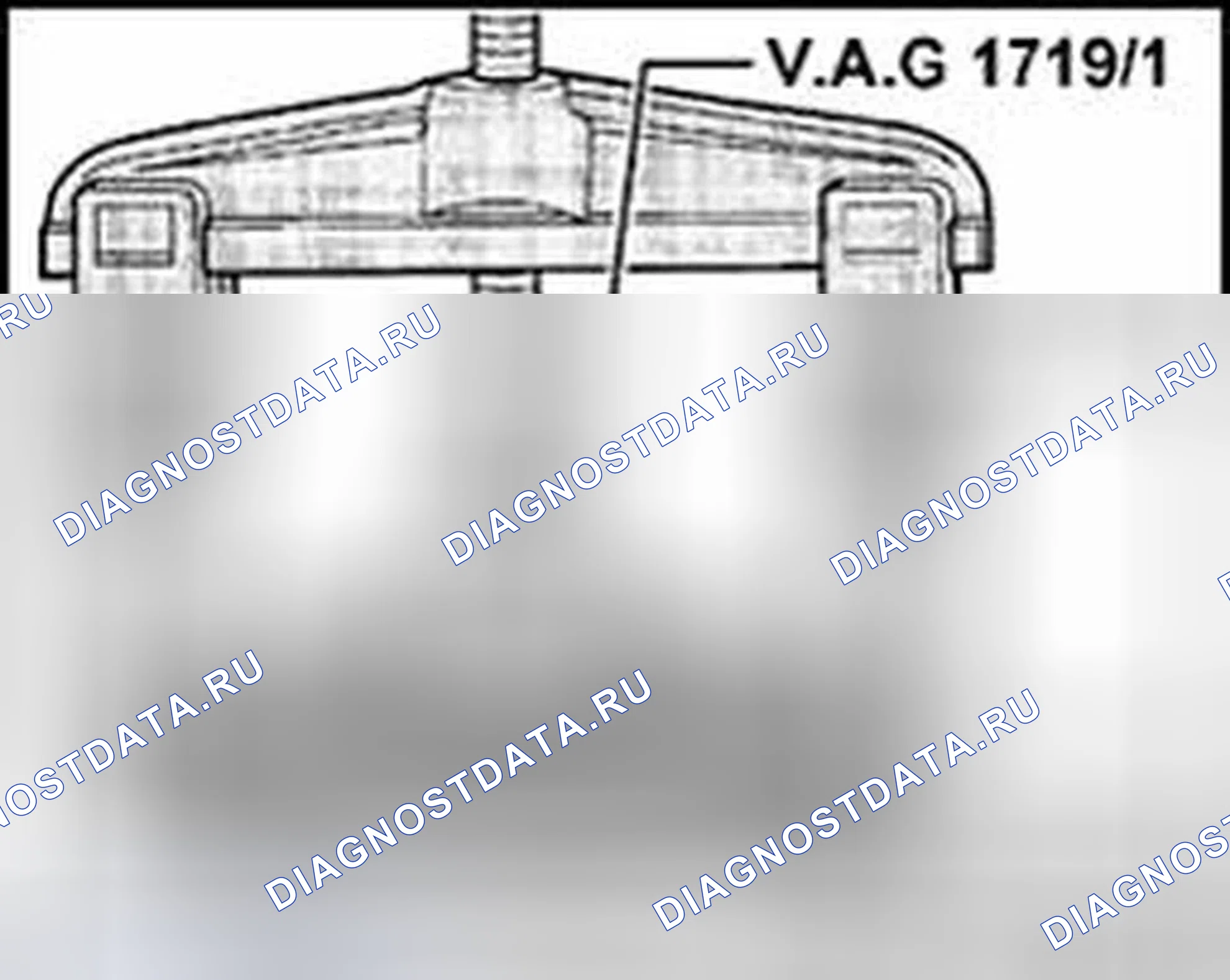 Рис. 30: Ременный шкив с ребрами, снятие. Audi TT 8N