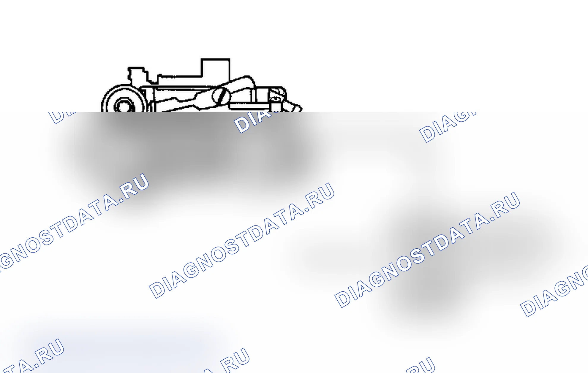 Рис. 18: Расположение номера детали карбюратора. Chevrolet Cab & Chassis C20 