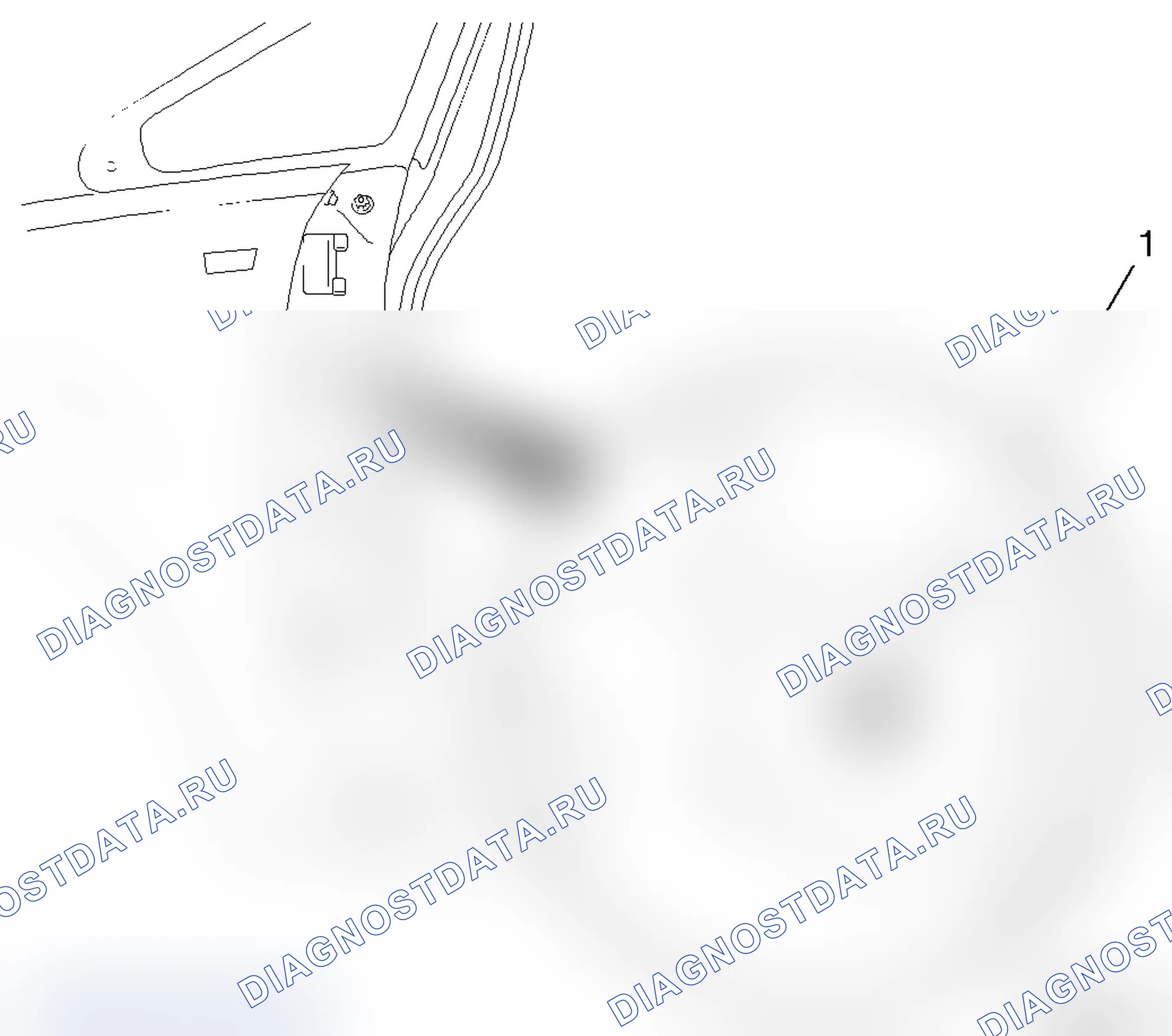 Замена средней стойки снаружи. Opel Zafira B
