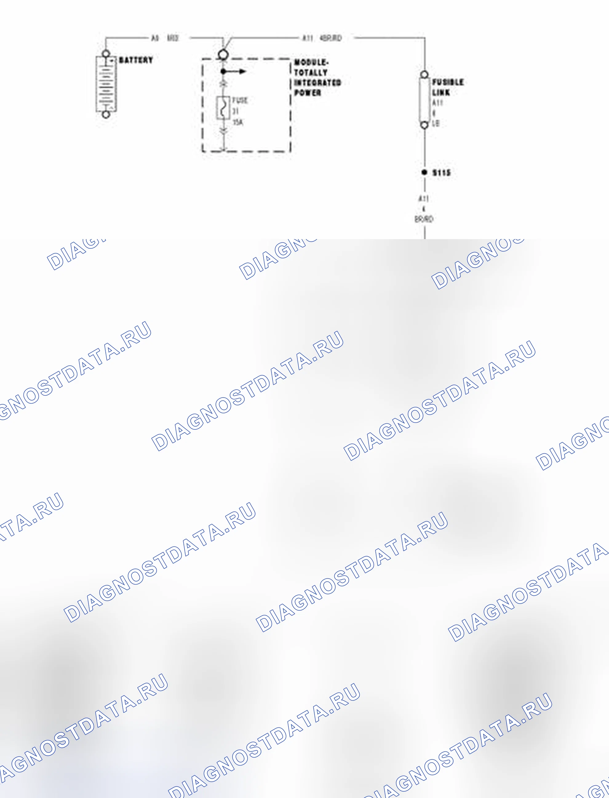 Рис. 400: Принципиальная схема. Dodge Cab & Chassis R3500 HD transition