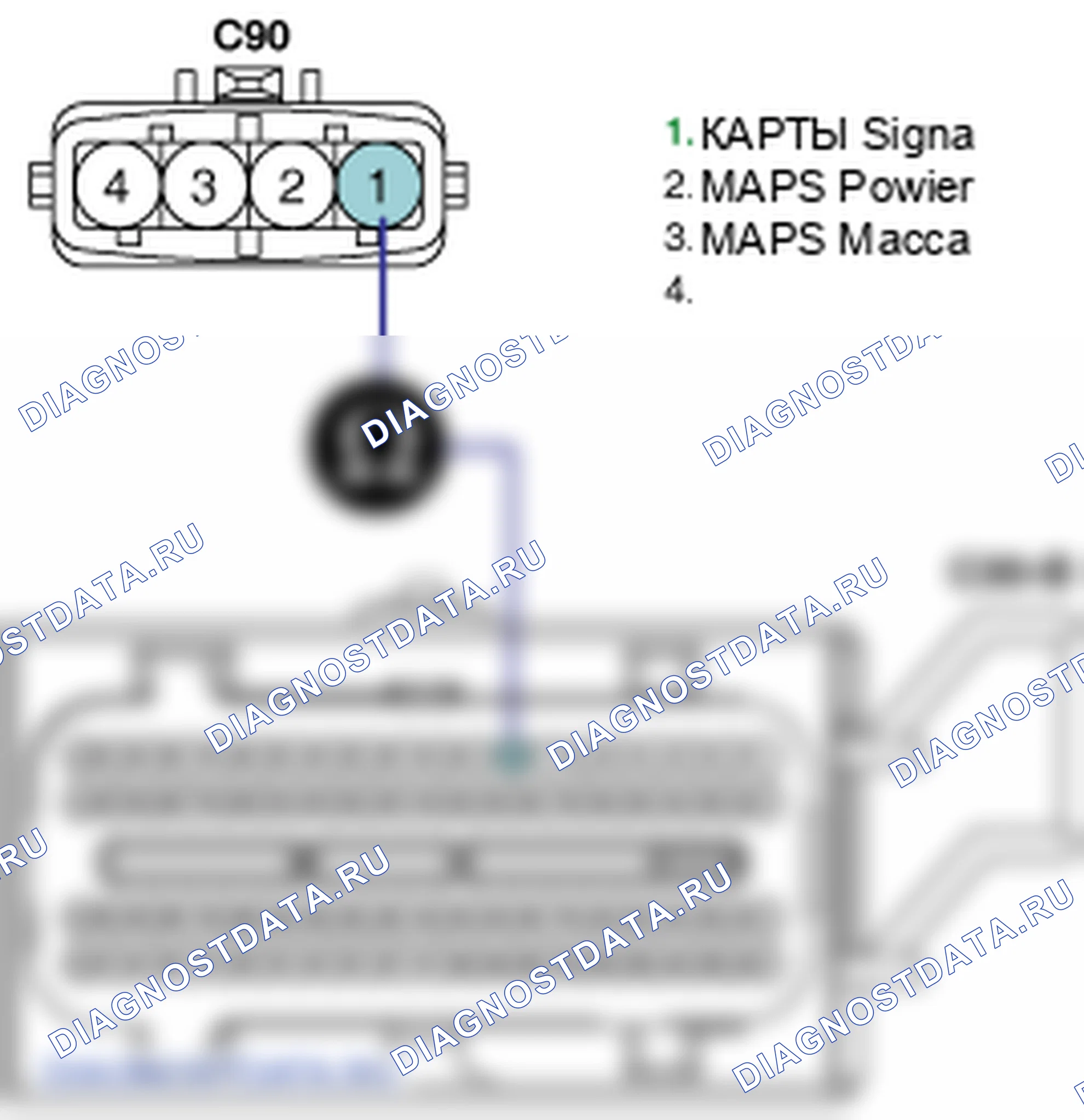 Контроль проводов — P0106. Hyundai Santa Fe CM