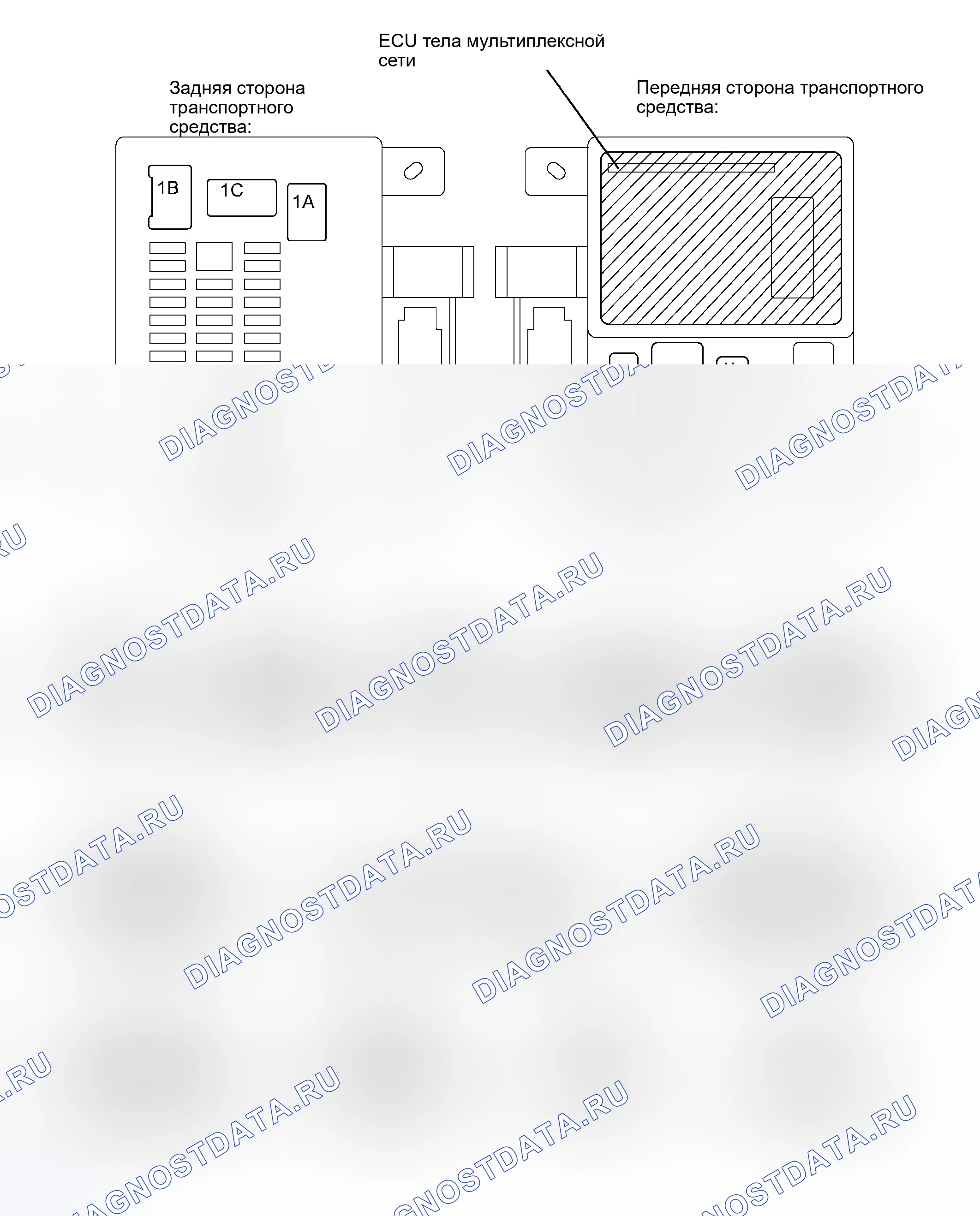 Рис. 88: КЛЕММЫ ЭБУ. Toyota Tacoma II