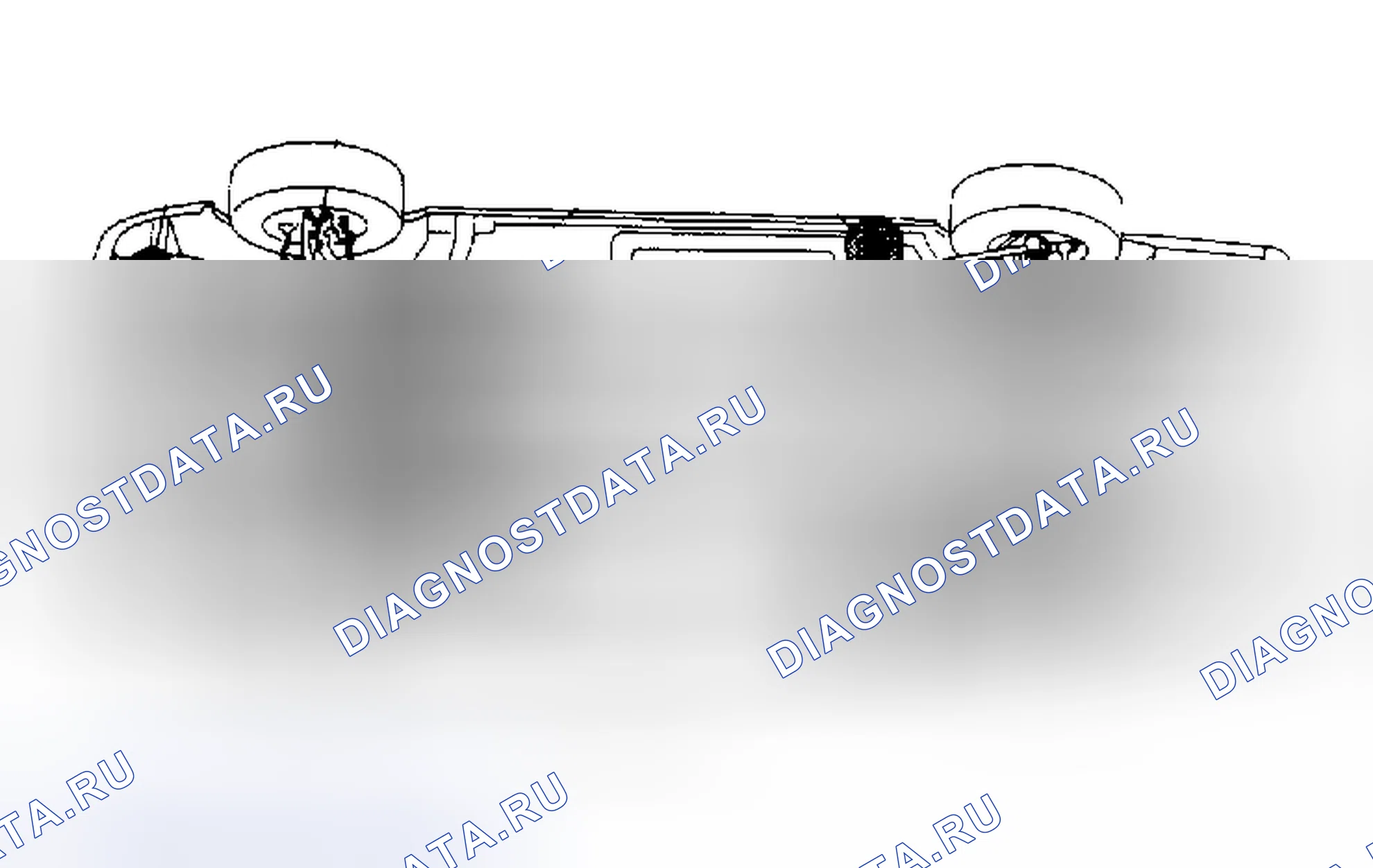 Рис. 11: Места для подъема и подъема (Stanza) Предоставлено Nissan Motor Co., США. Mercedes-Benz CLS-класс C218/X218