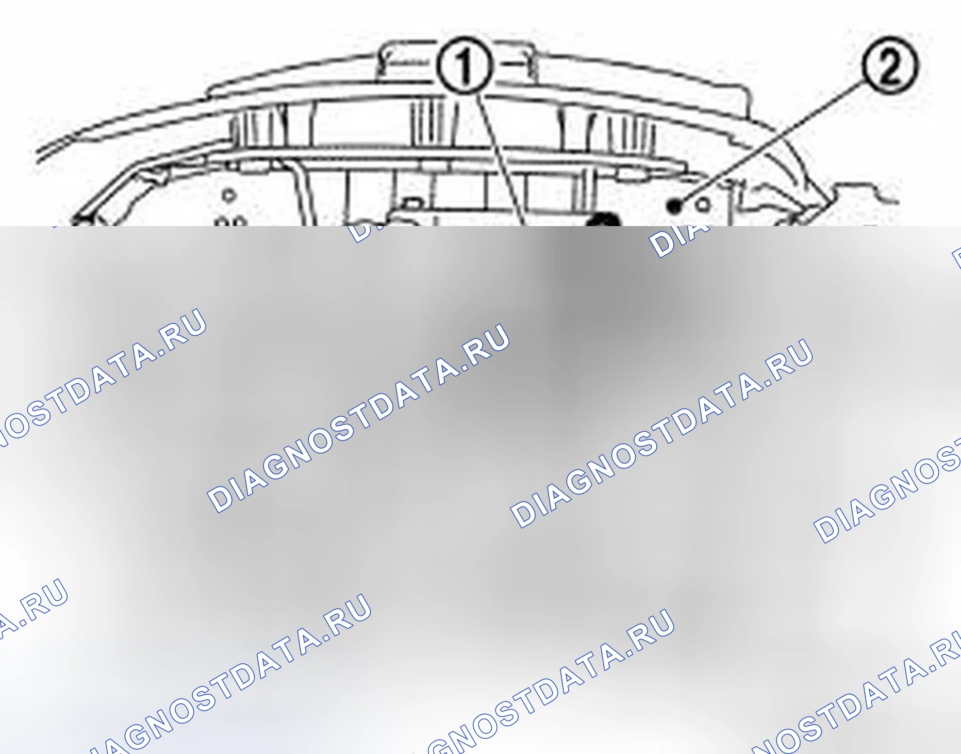 Рис. 23: ДЕМОНТАЖ. Infiniti FX50 II рестайлинг