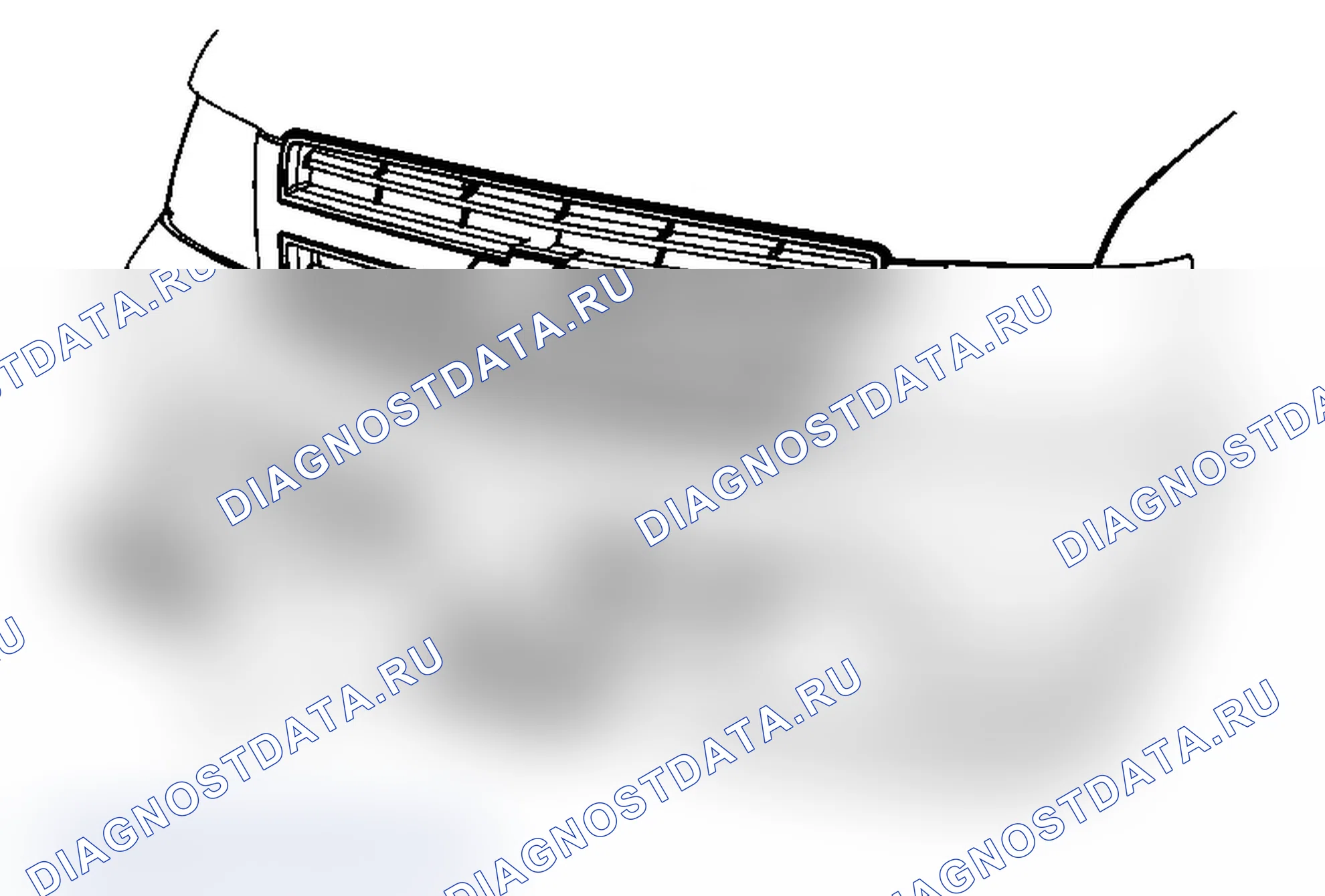 Рис. 31: Замена открывающейся крышки переднего буксирного крюка (Chevrolet, HP2). Chevrolet Tahoe III