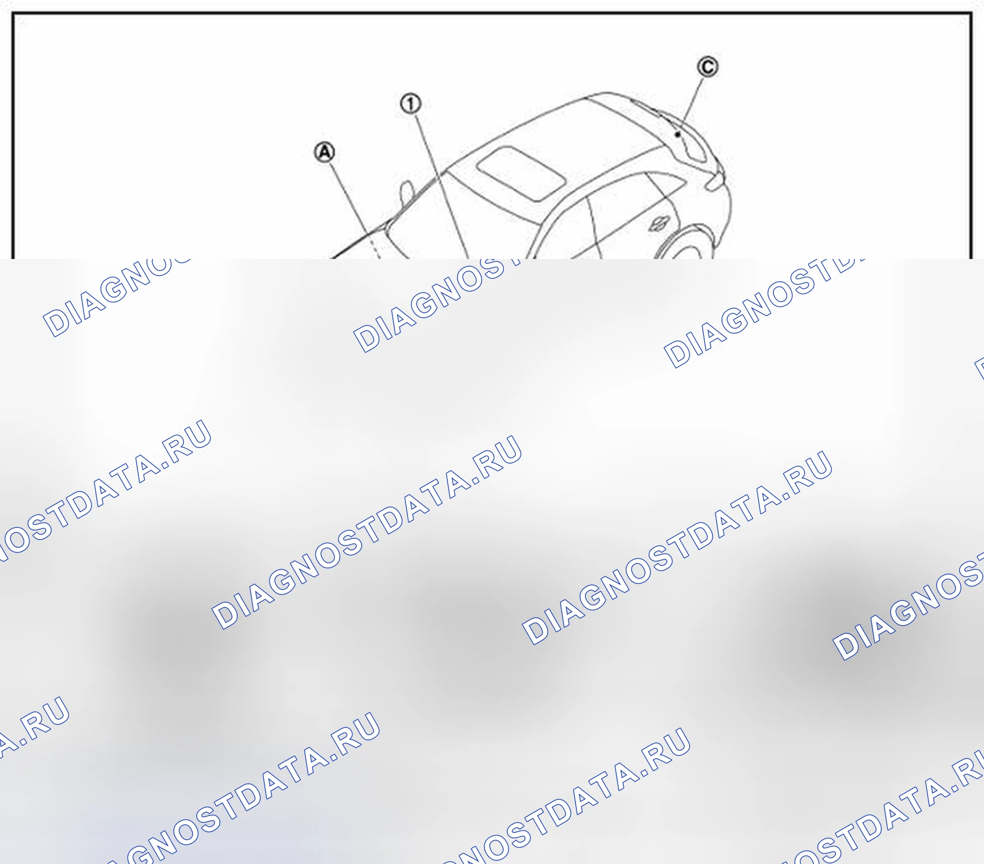 Рис. 10: Расположение компонентов. Infiniti FX37 II рестайлинг