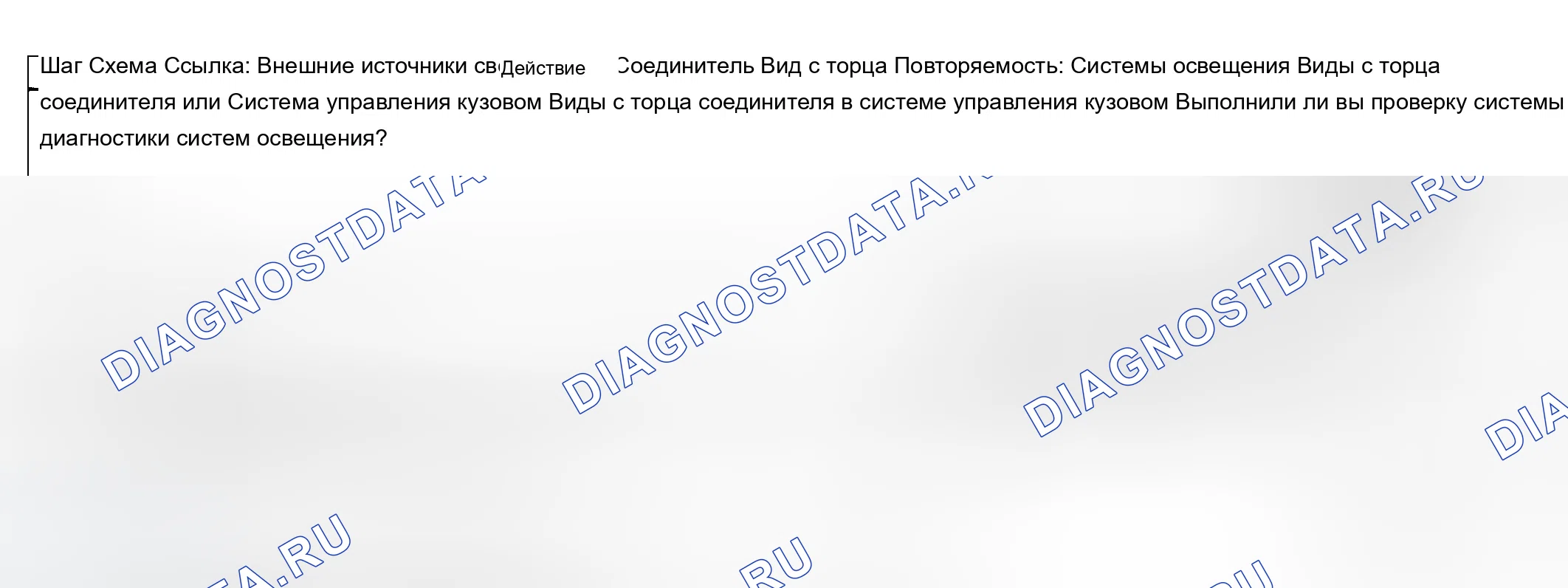 Рис. 123: Резервные лампы не работают. Chevrolet TrailBlazer I
