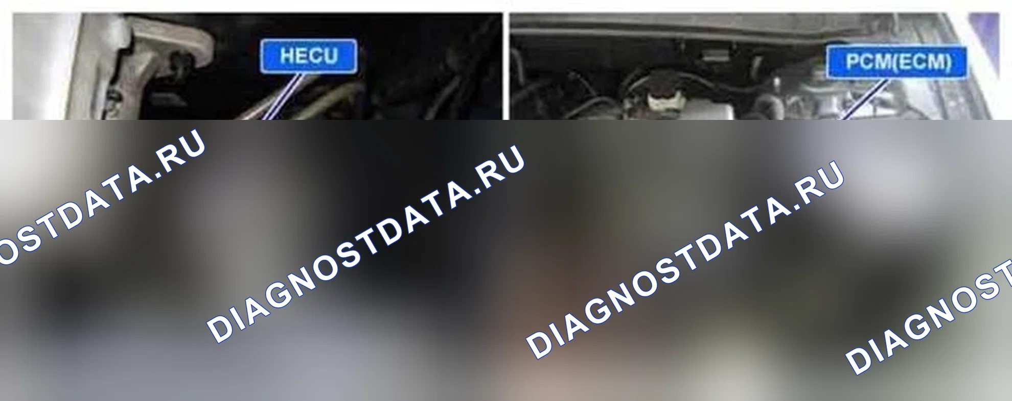 Рис. 158: Расположение компонентов. Hyundai Santa Fe II рестайлинг