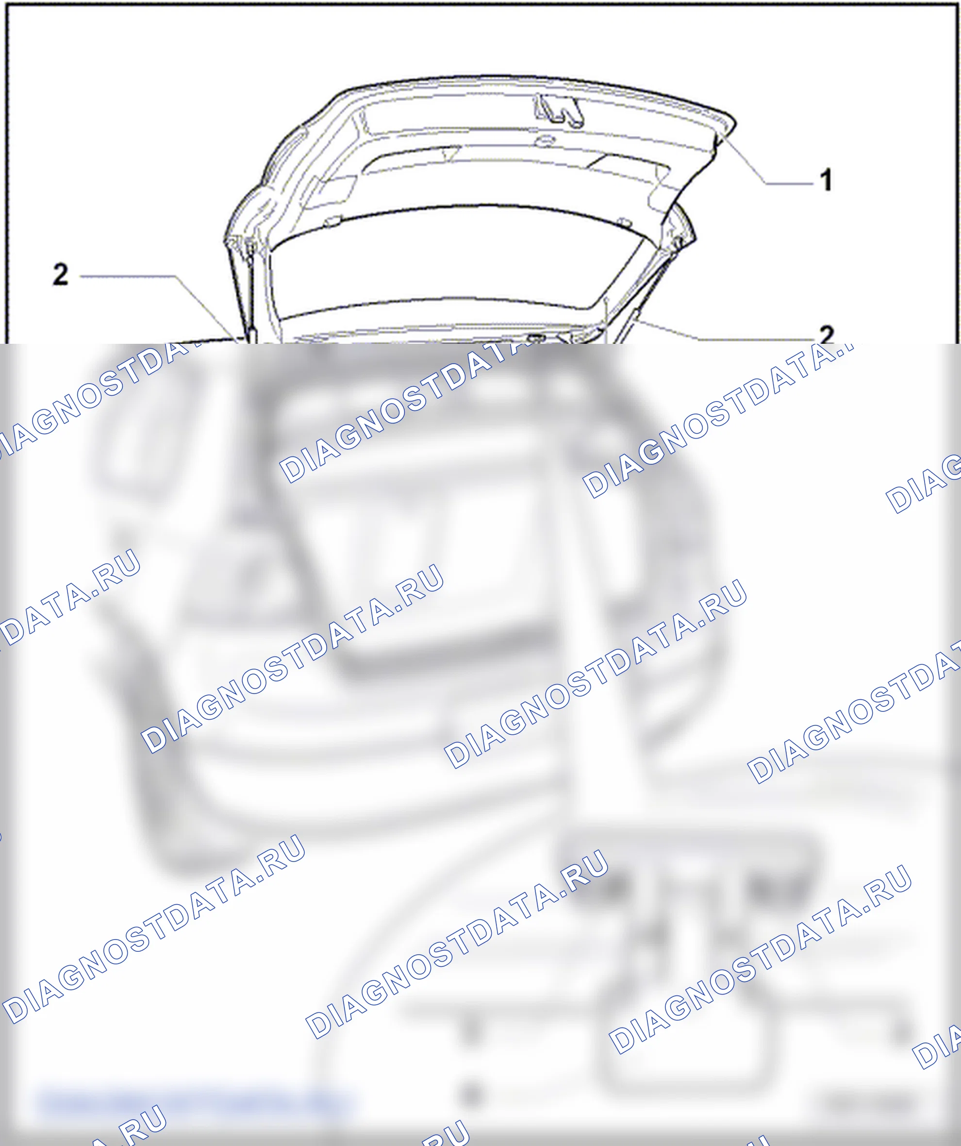 Дверь багажного отсека. Volkswagen Golf Mk5