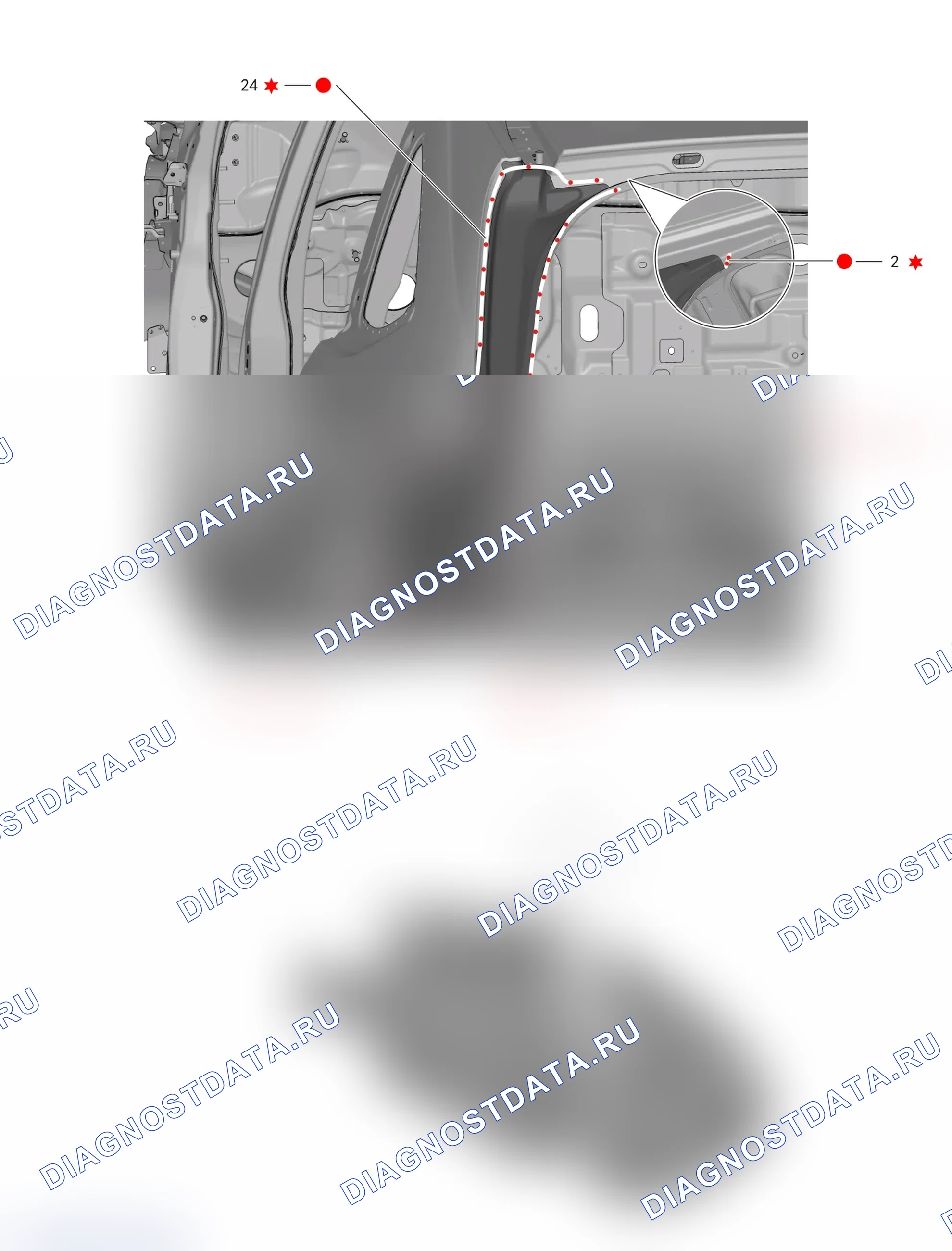 Сборный бак для бокового забоя — Haval M6. Haval M6 I