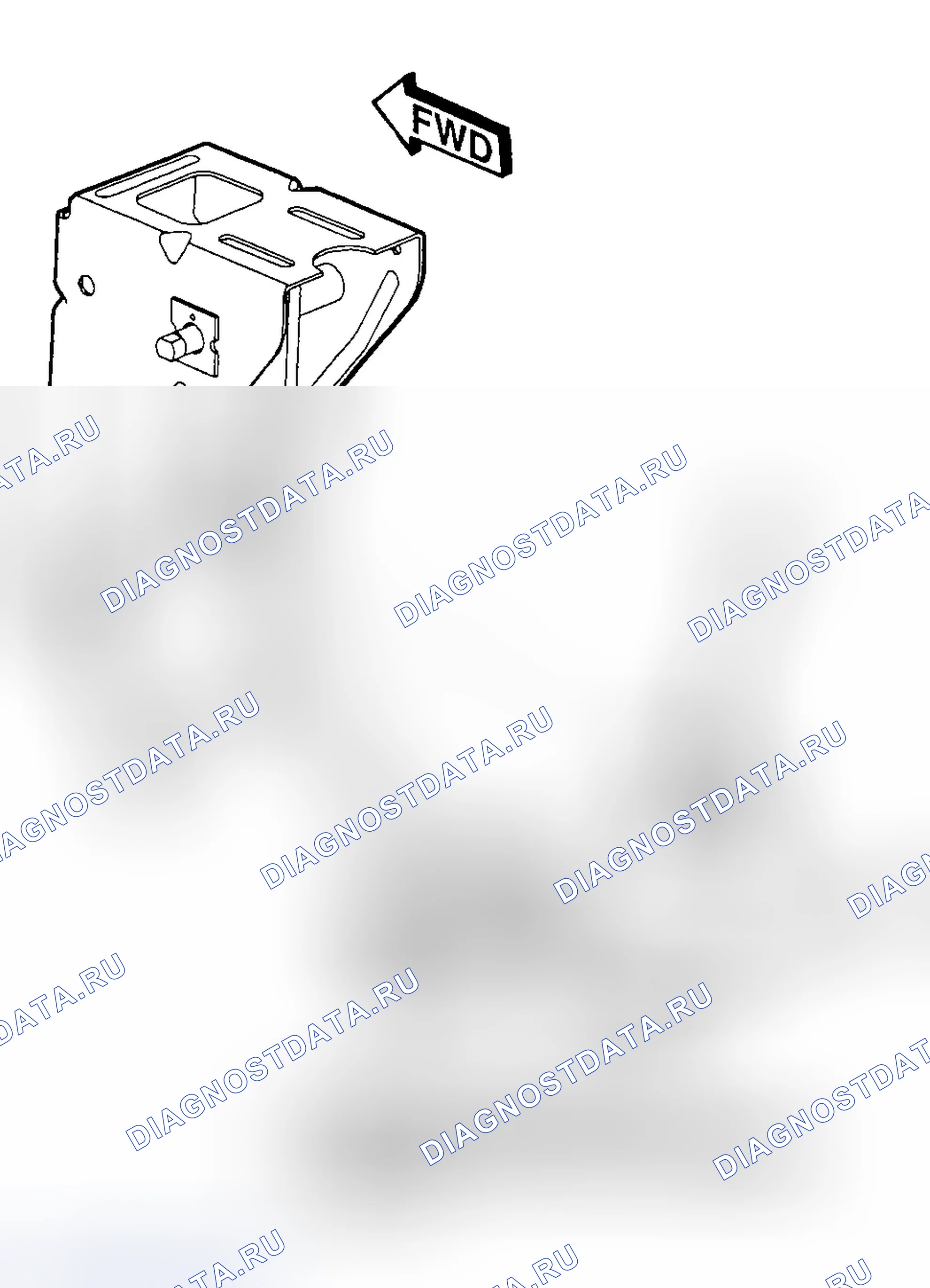 Рис. 6: Тормозной переключатель. Dodge Grand Caravan IV