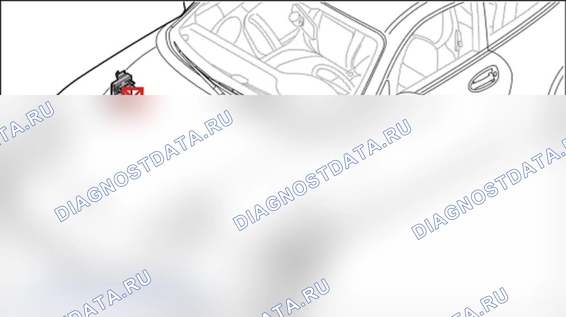 Рис. 64: Демонтаж переднего блока управления. Porsche Boxster S 987 рестайлинг