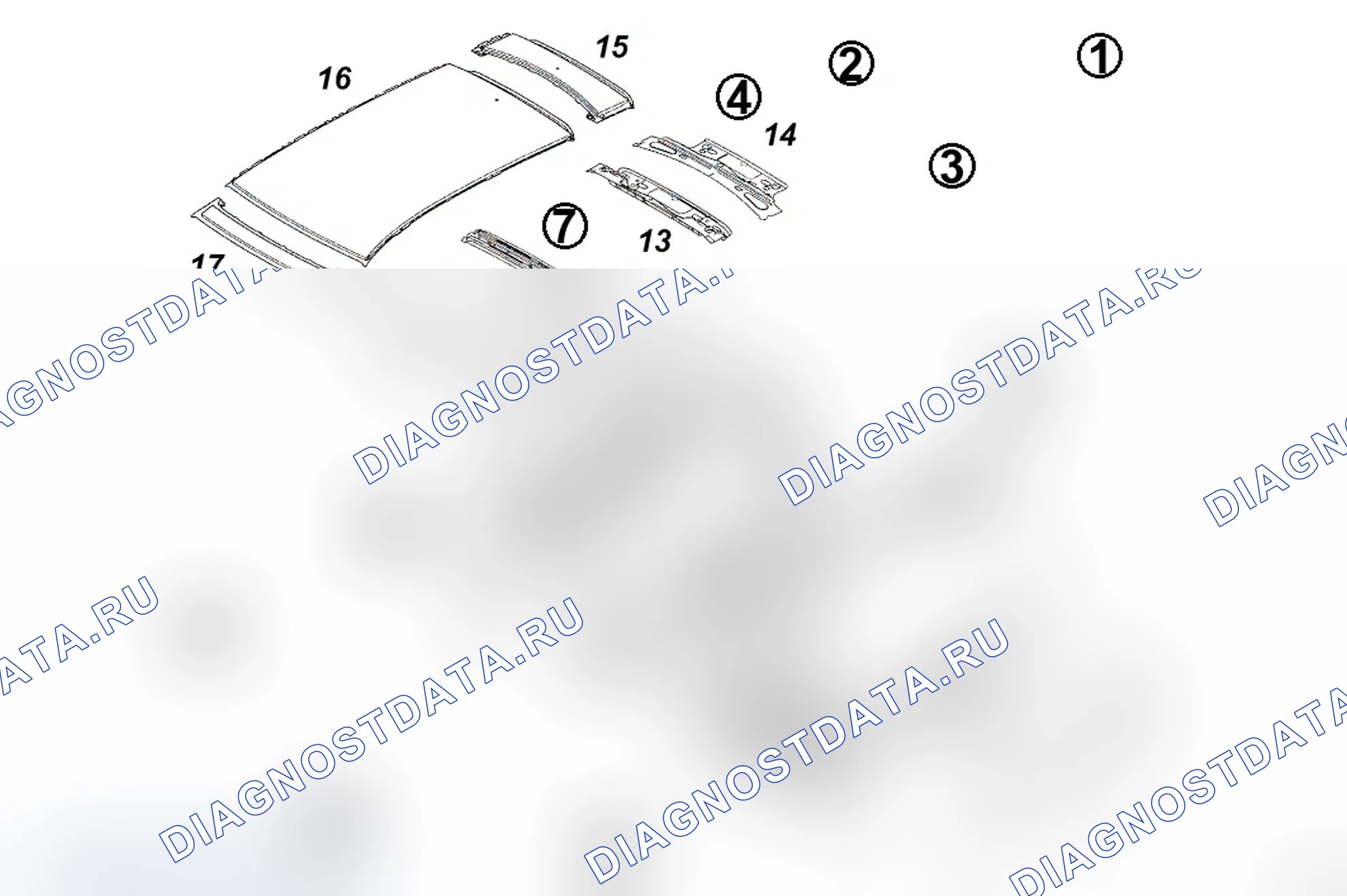 Описание кузова автомобиля, боковая часть — вариант 2. Renault Scenic II