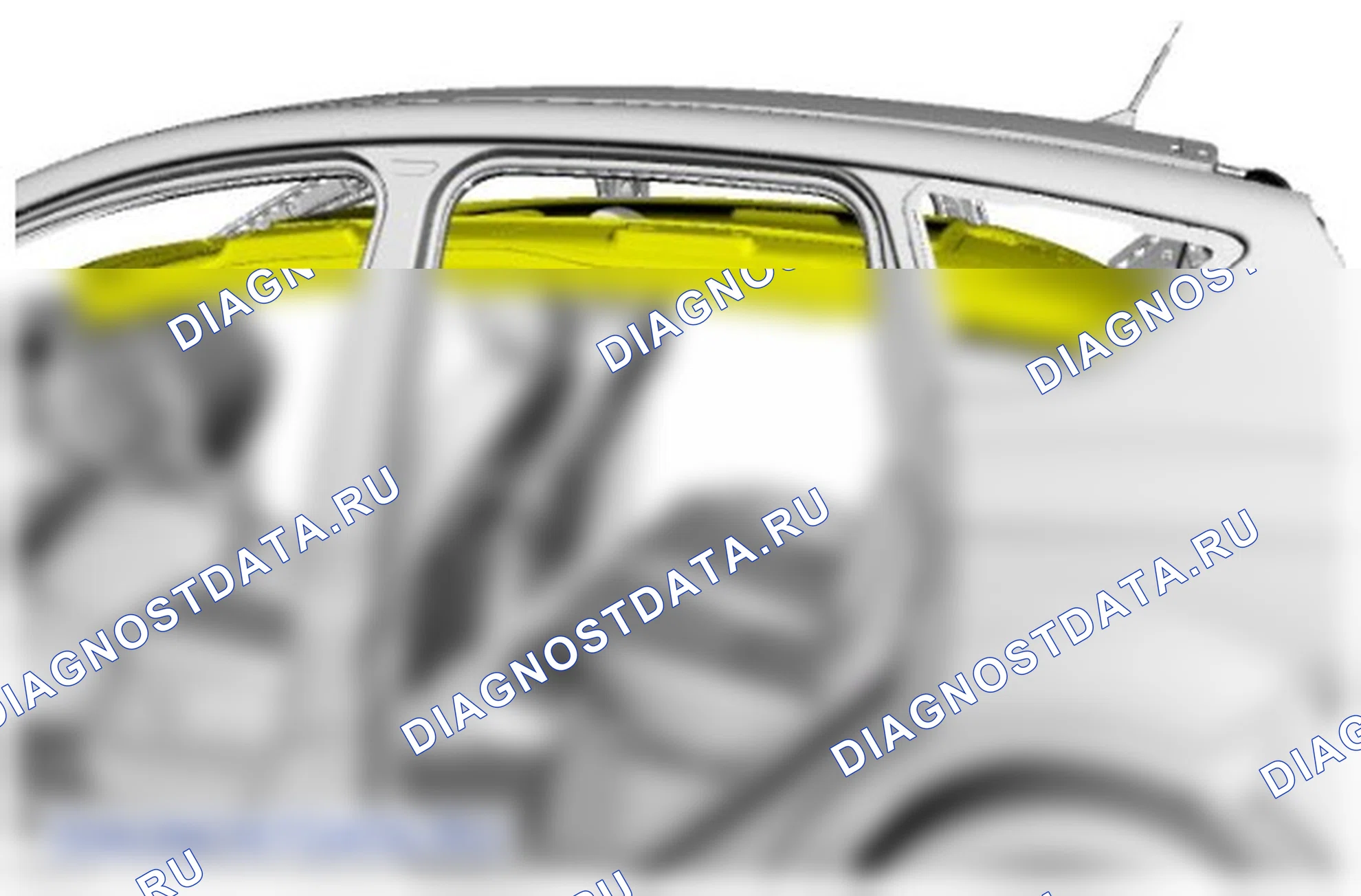 Как снять и установить обивку потолка — опускание. Ford Kuga I