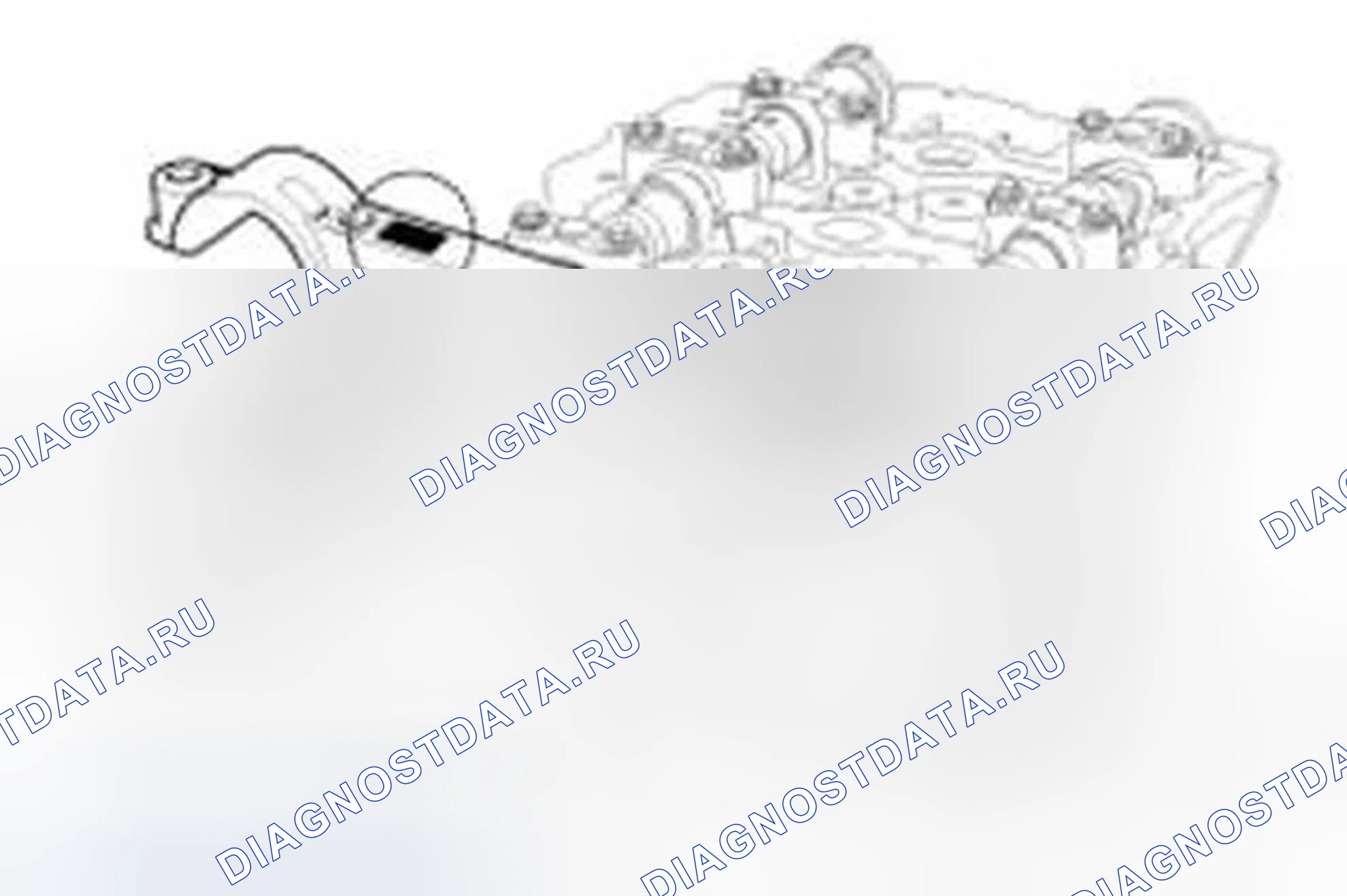 Рис. 821: Подшипник выпускного распределительного вала. Hyundai Sonata VI