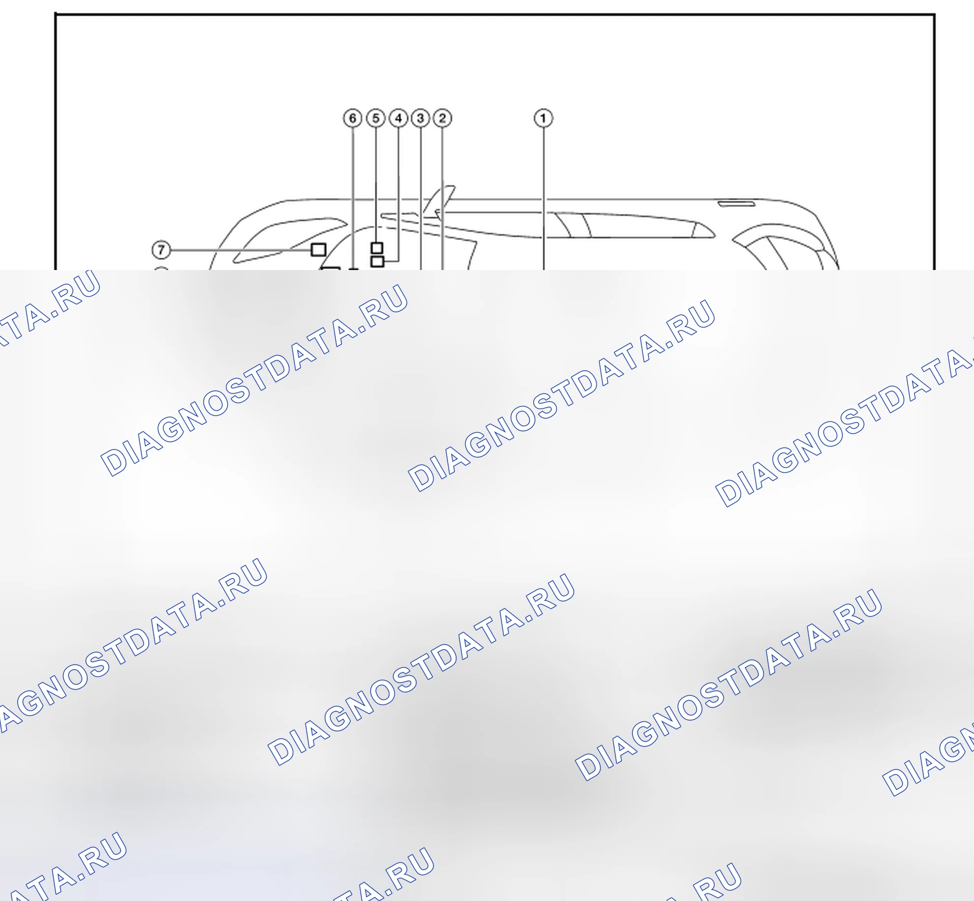 Рис. 65: Расположение компонентов. Nissan Leaf I