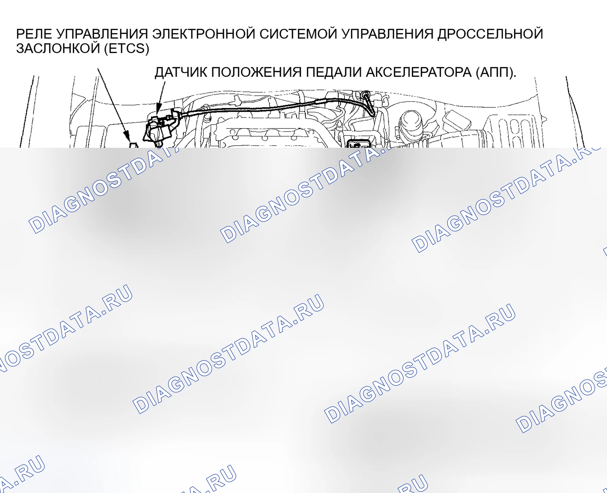 Рис. 1: Указатель расположения компонентов. Honda Ridgeline I