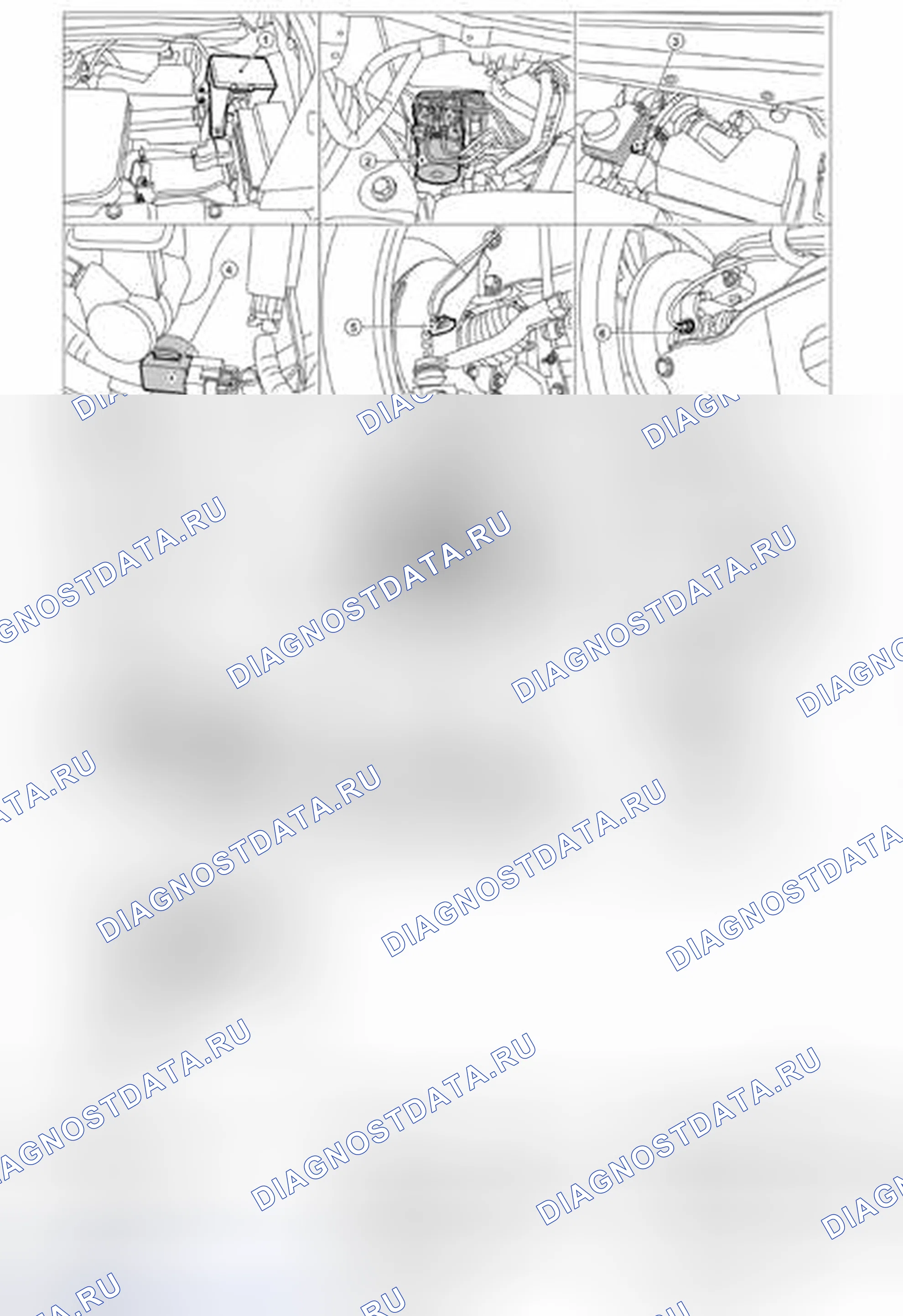 Рис. 32: Расположение компонентов. Nissan Pathfinder IV рестайлинг