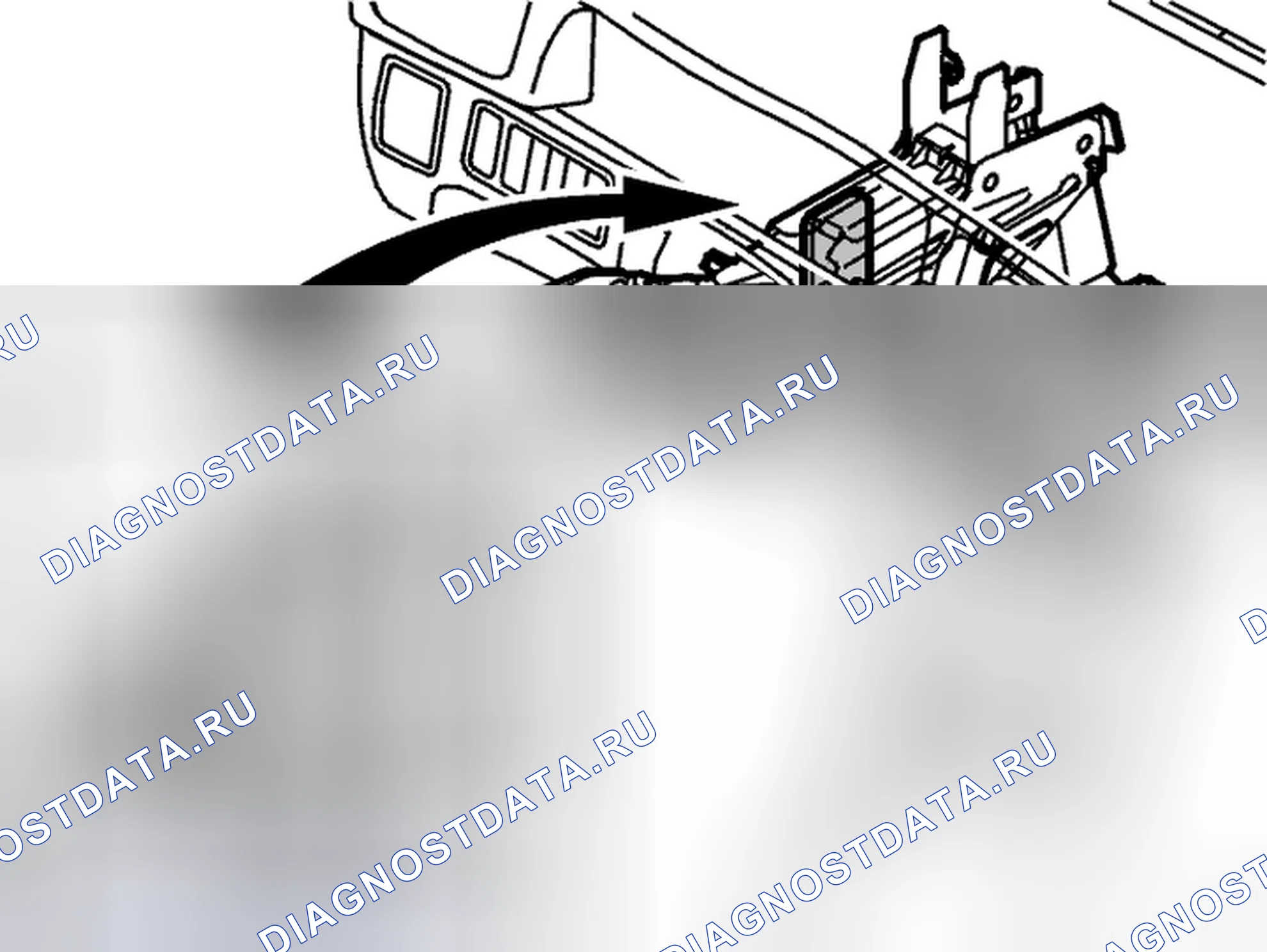 Рис. 101: Модуль управления. Volvo C70 I
