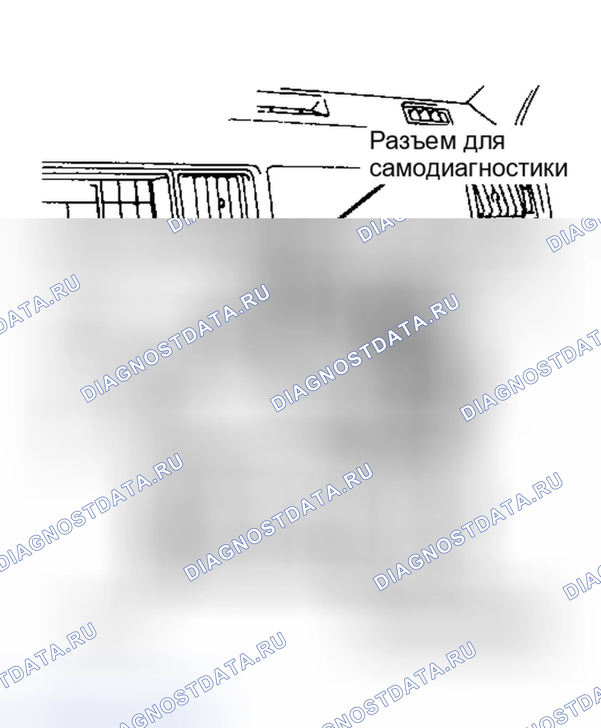 Рис. 1: САМОДИАГНОСТИКА. Mitsubishi Sigma I