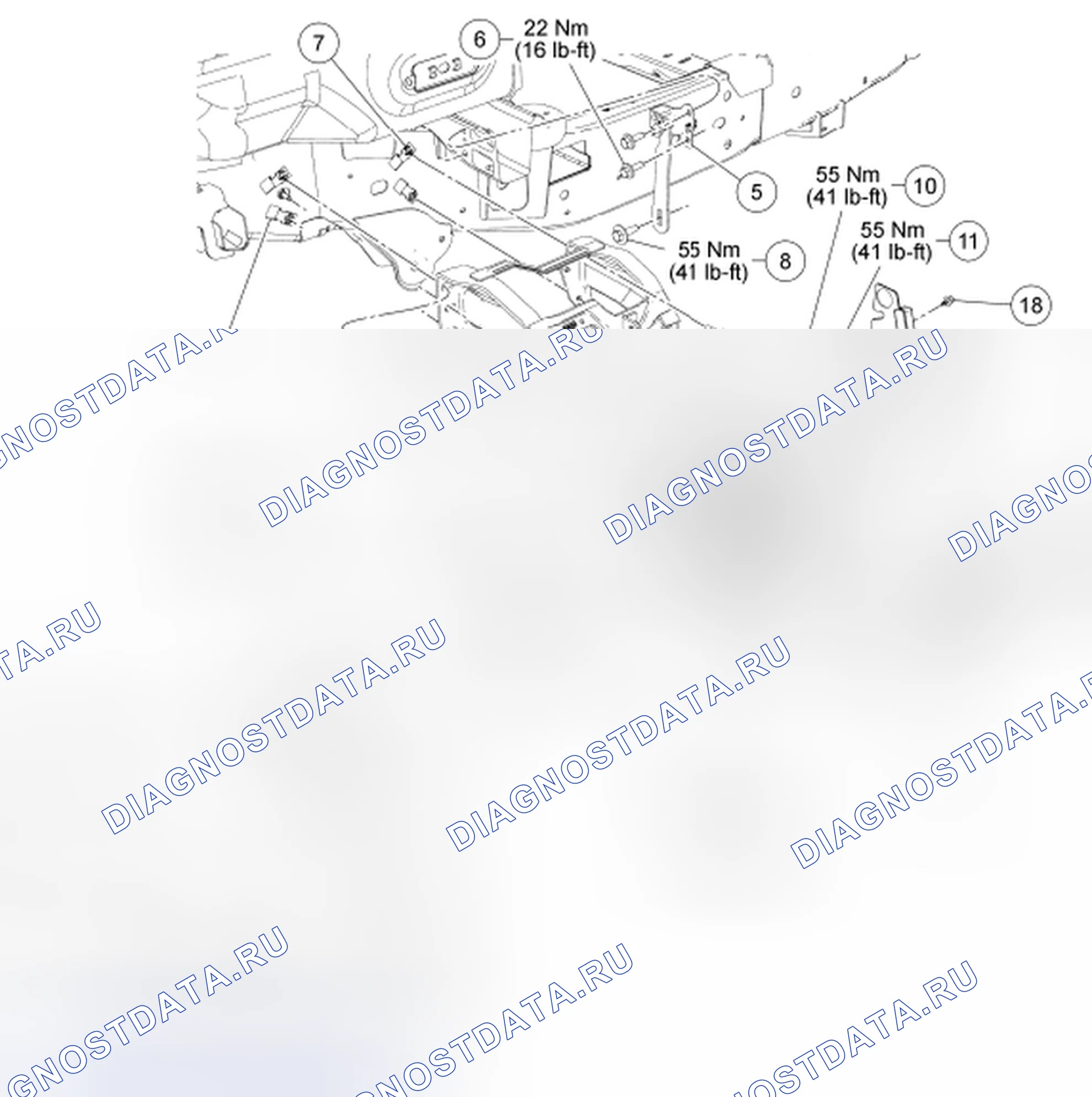 Рис. 113: Боковая ступенька пикап-кровати. Ford Pickup F250 Super Duty II