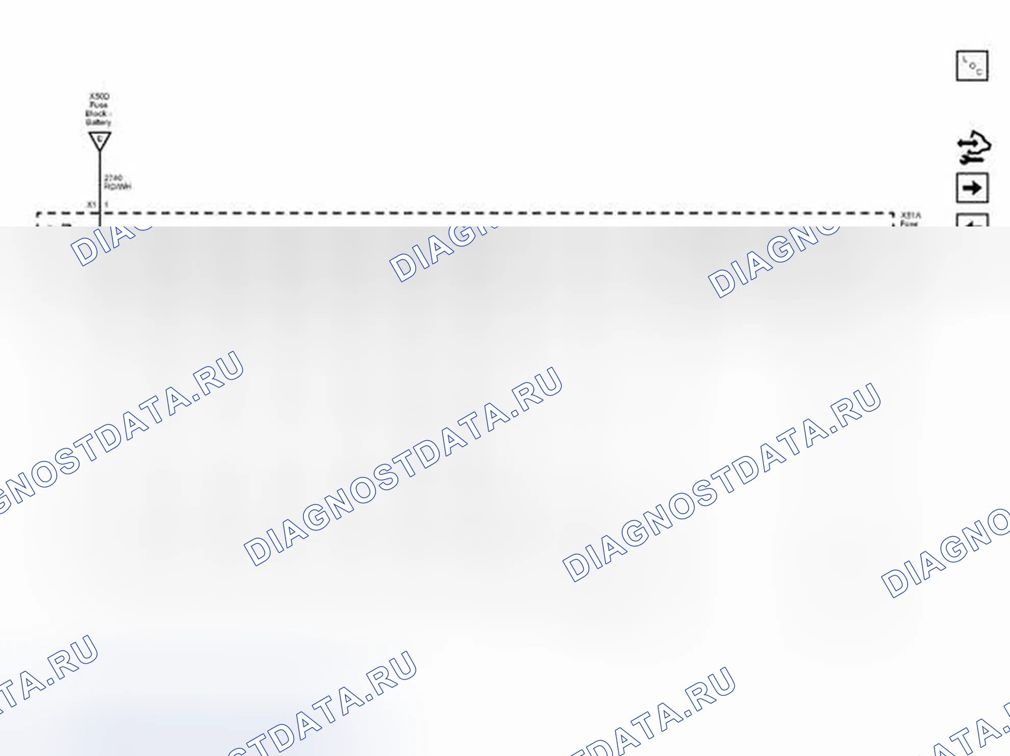 Рис. 69: F1DA, F2DA, F3DA, F4DA, F5DA, F6DA, F7DA, F8DA, F9DA, F10DA, F11DA и F12DA Fuses Схема соединений. Chevrolet Spark M300